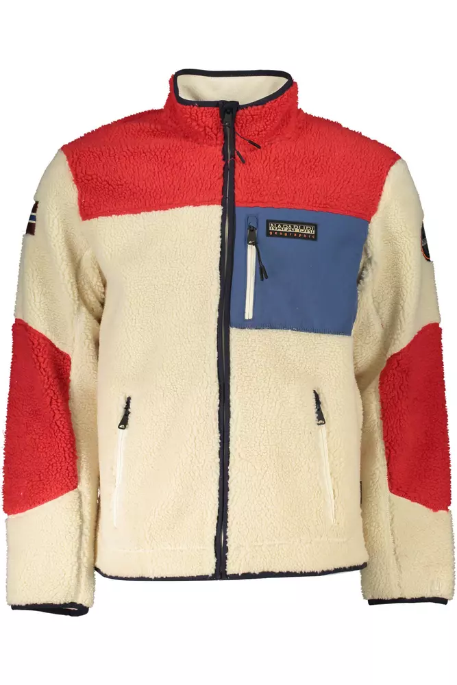 Napapijri White Polyester Men Jacket
