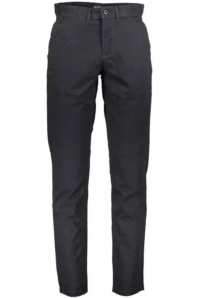 Napapijri Black Cotton Men Pants
