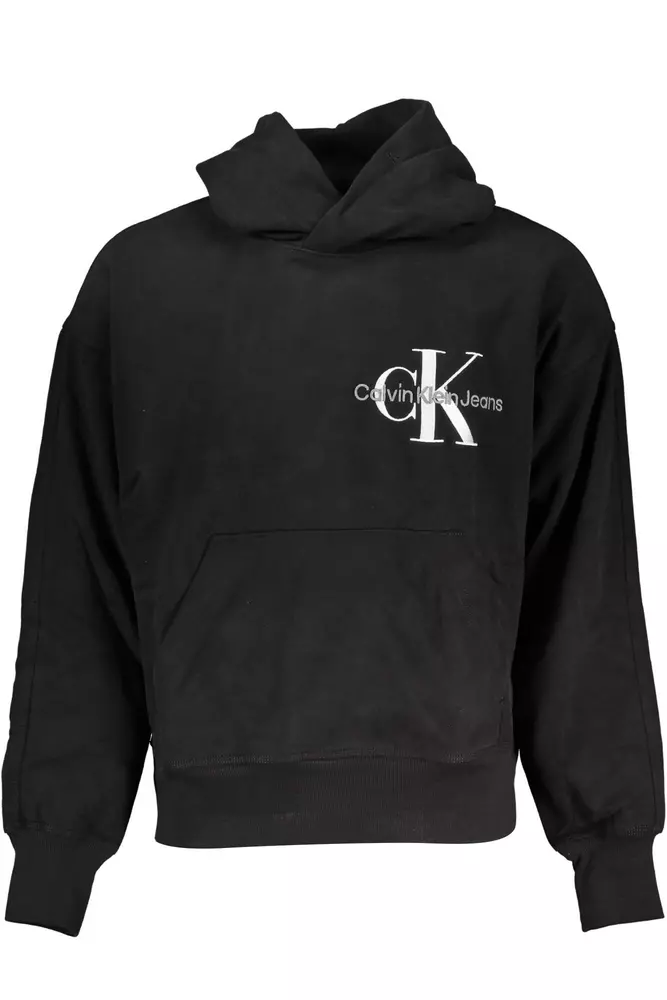 Calvin Klein Black Cotton Men Sweater
