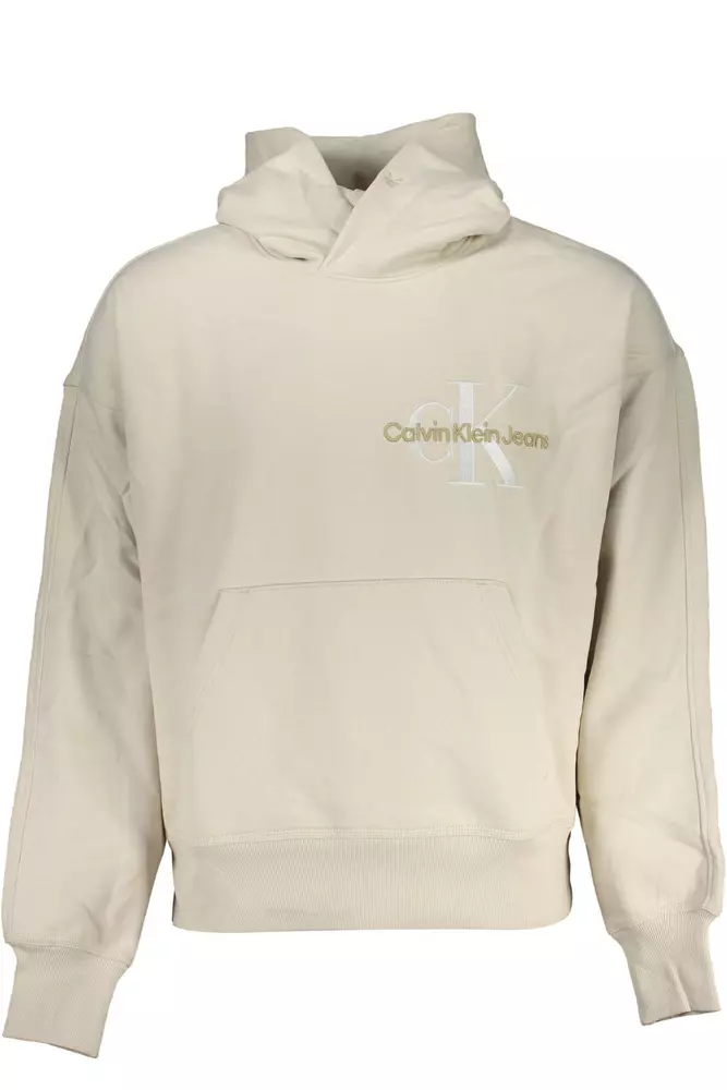 Calvin Klein Beige Cotton Men Sweater