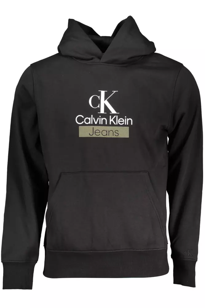 Calvin Klein Black Cotton Men Sweater