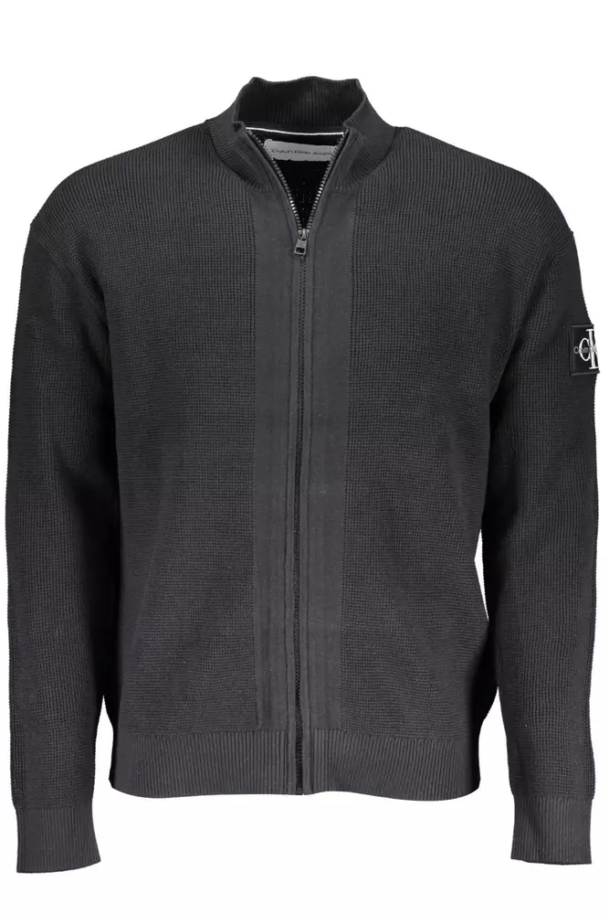 Calvin Klein Black Cotton Men Sweater