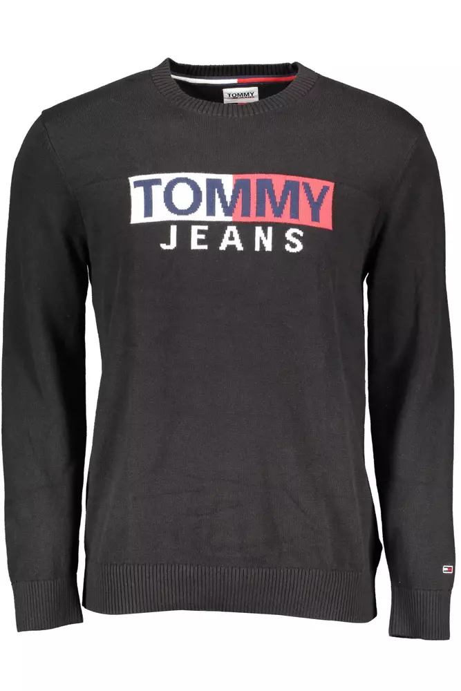 Tommy Hilfiger Black Cotton Men Shirt