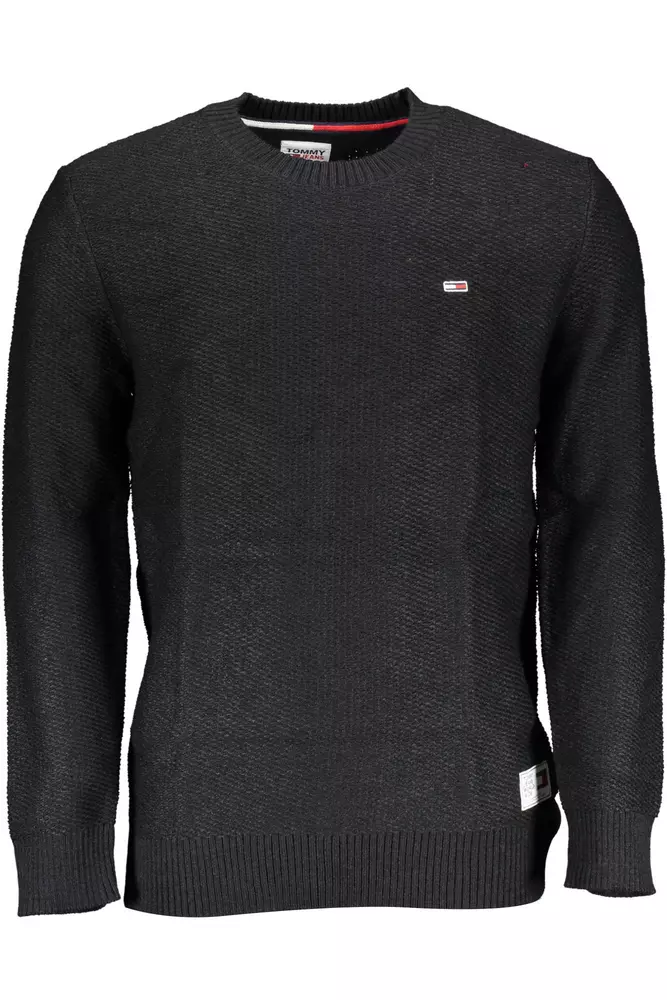Tommy Hilfiger Black Polyester Men Sweater