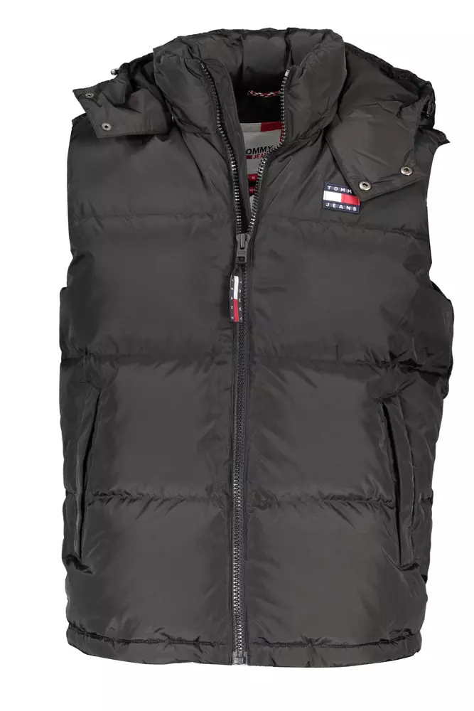 Tommy Hilfiger Black Polyester Men Jacket