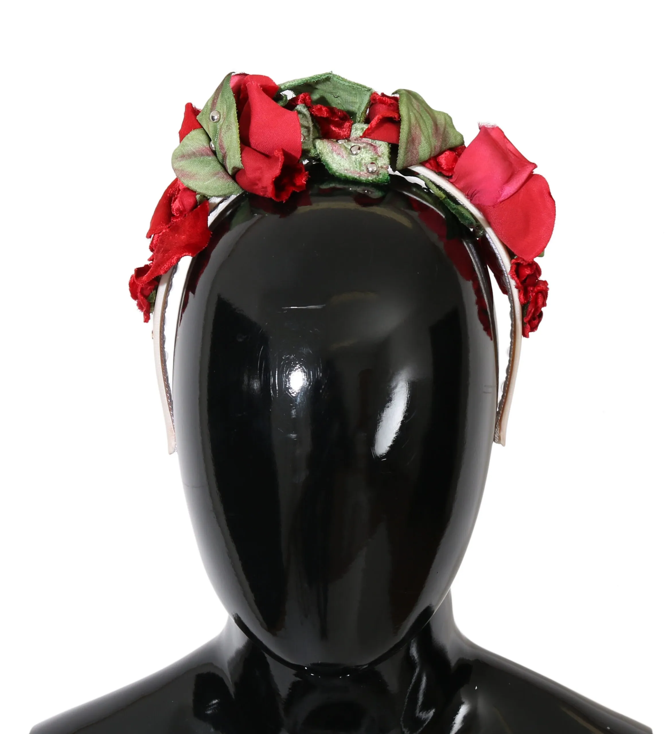 Dolce & Gabbana Women's Elegant Floral Silk-Blend Diadem Tiara