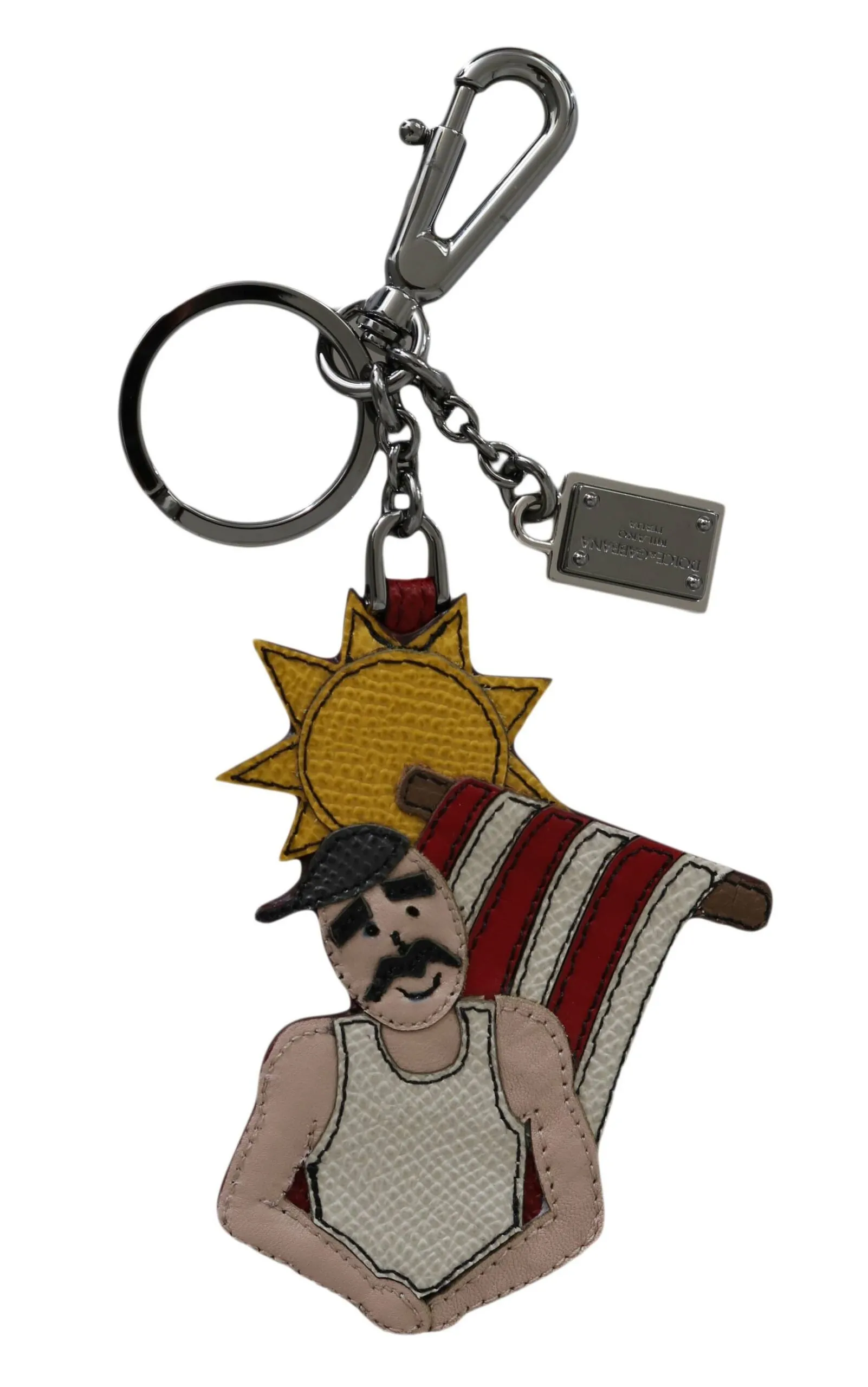 Dolce & Gabbana Men's Chic Multicolor Designer Keychain