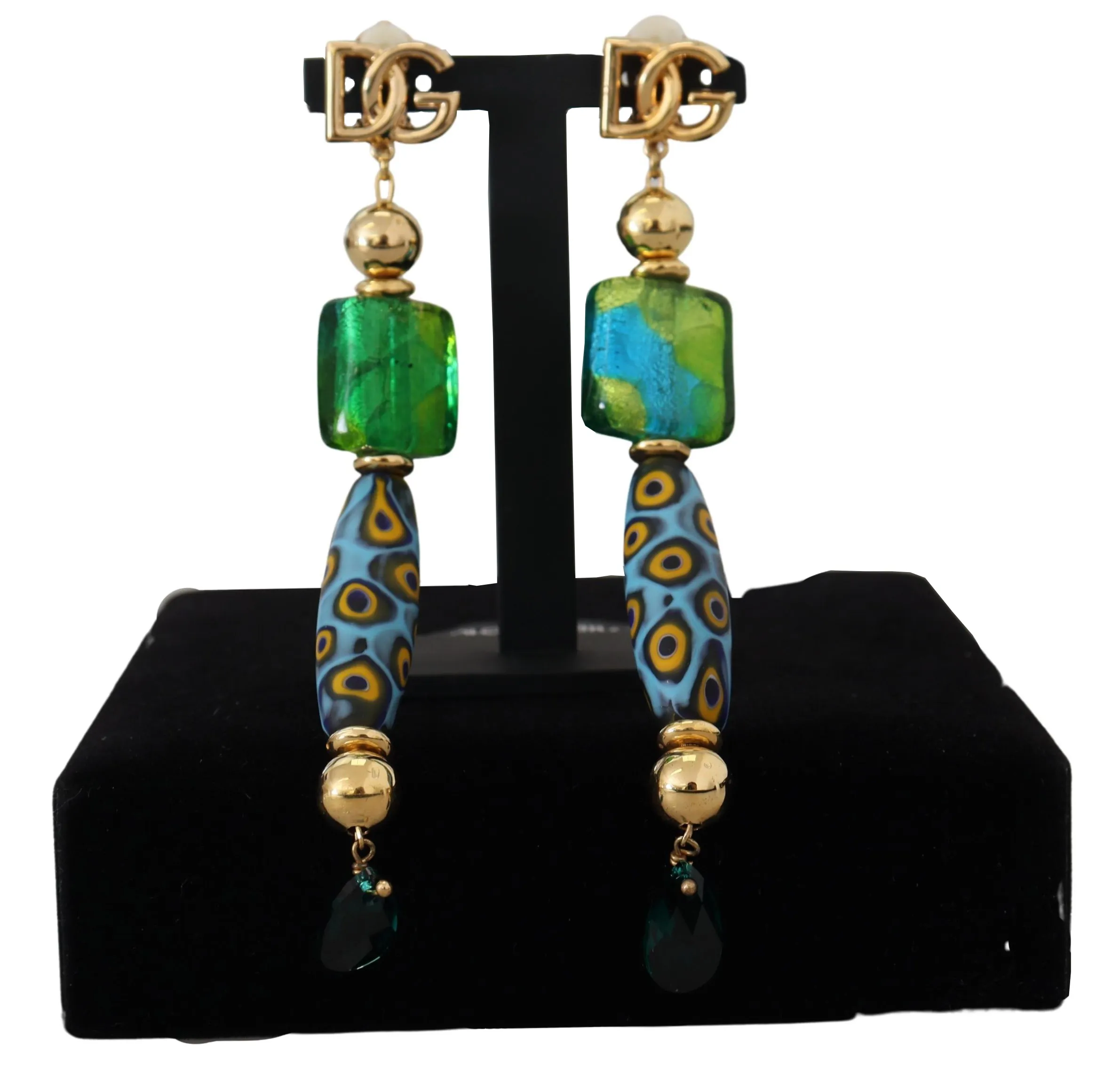Dolce & Gabbana Women's Elegant Sicilian Motif Clip-On Earrings