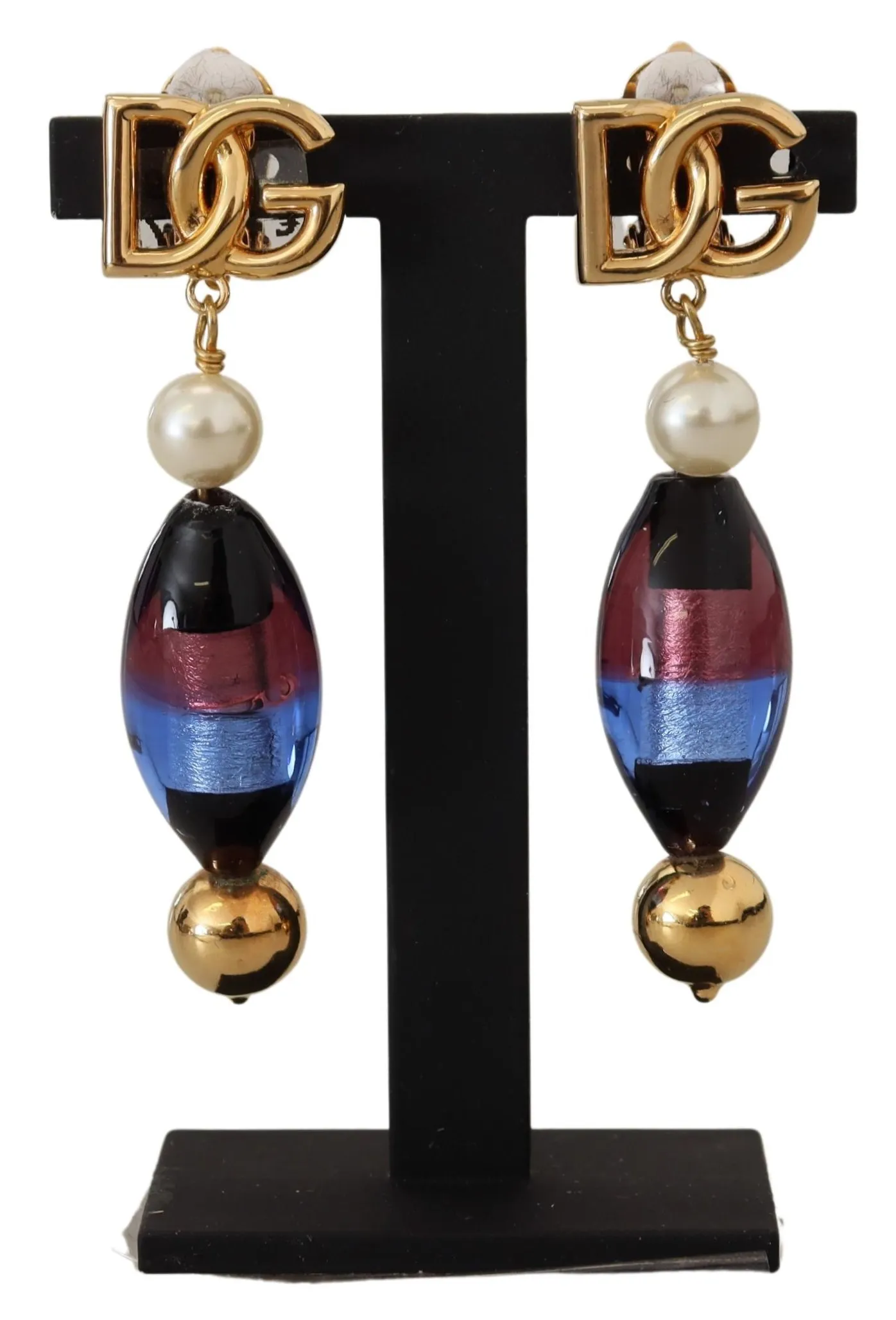 Dolce & Gabbana Women's Sicilian Motif Clip-On Dangling Earrings