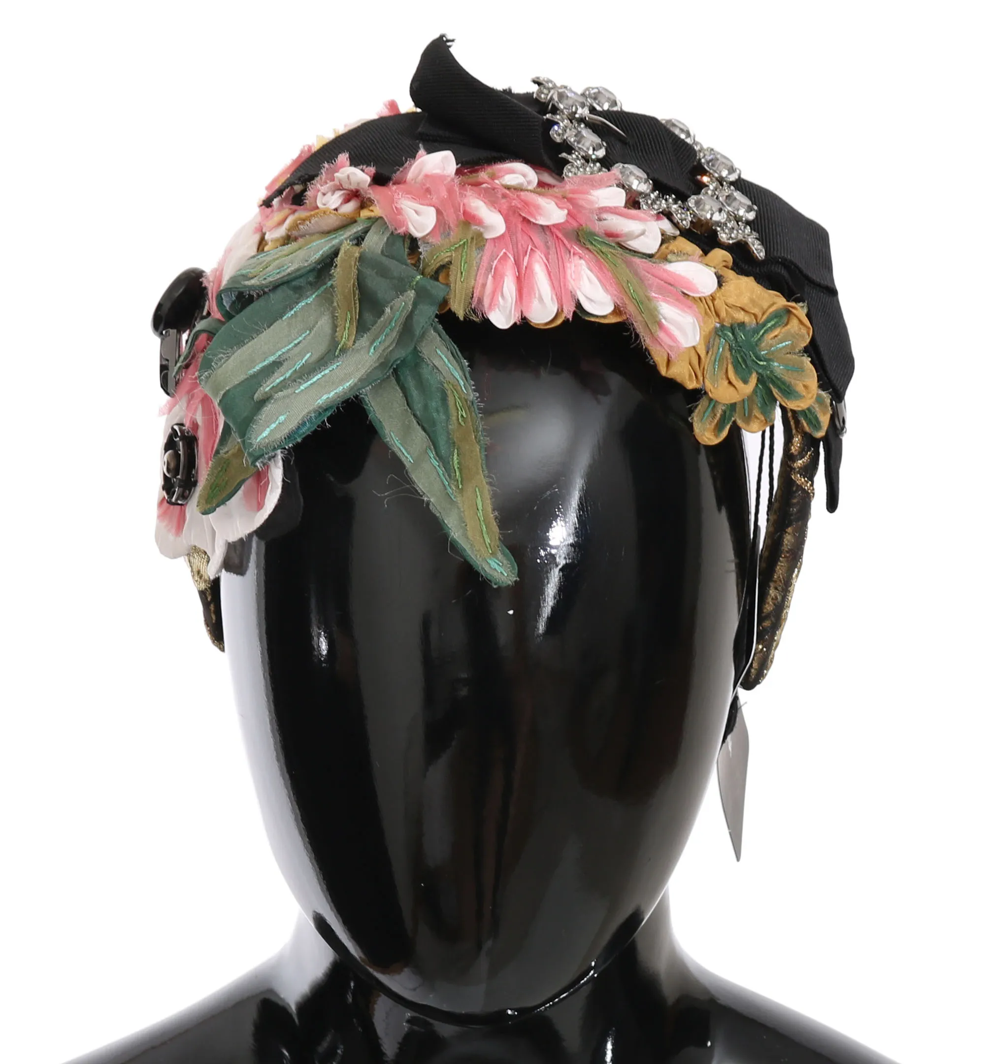 Dolce & Gabbana Women's Elegant Crystal-Embellished Floral Headband