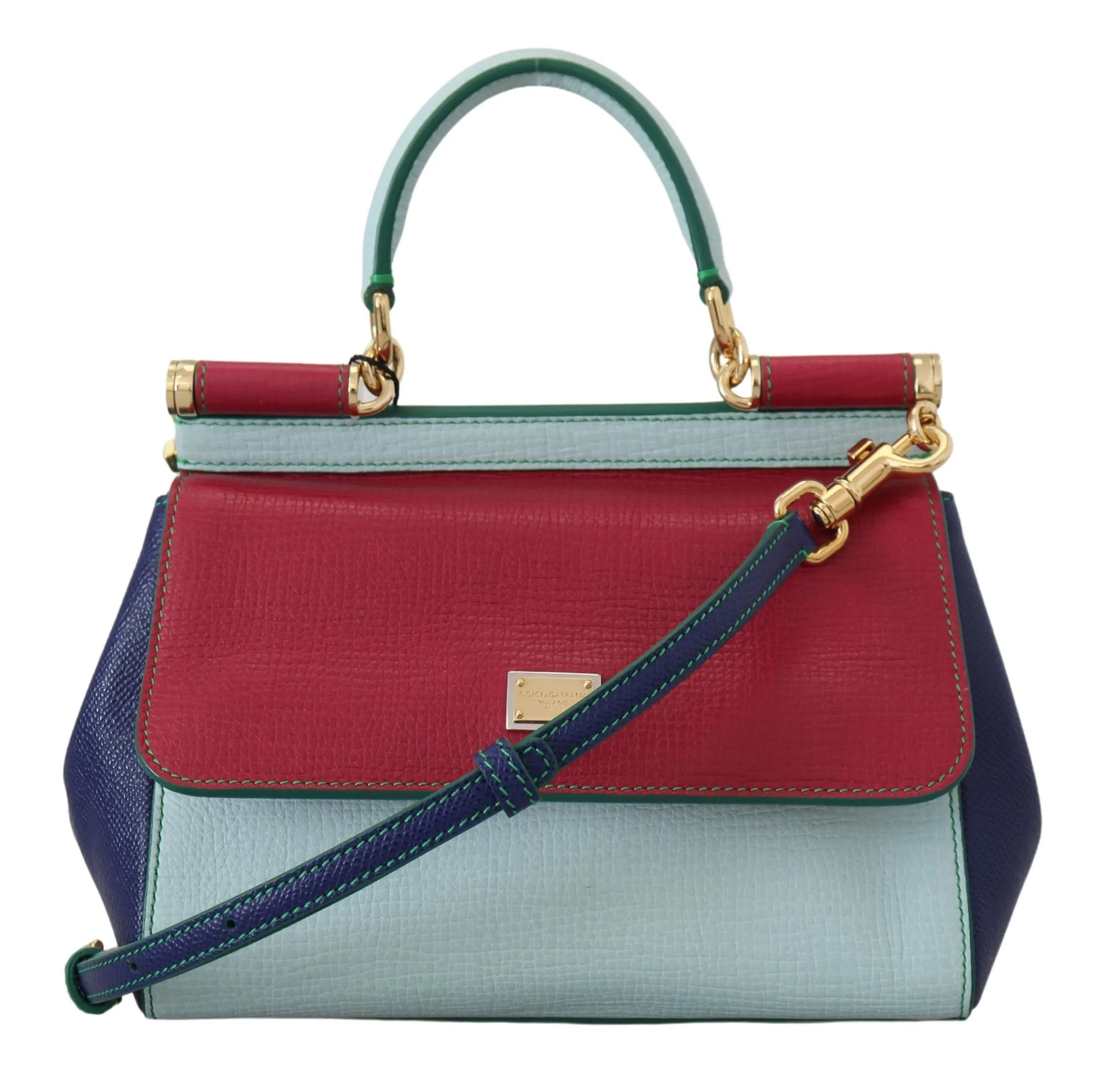 Dolce & Gabbana Women's Elegant Multicolor Leather Shoulder Bag