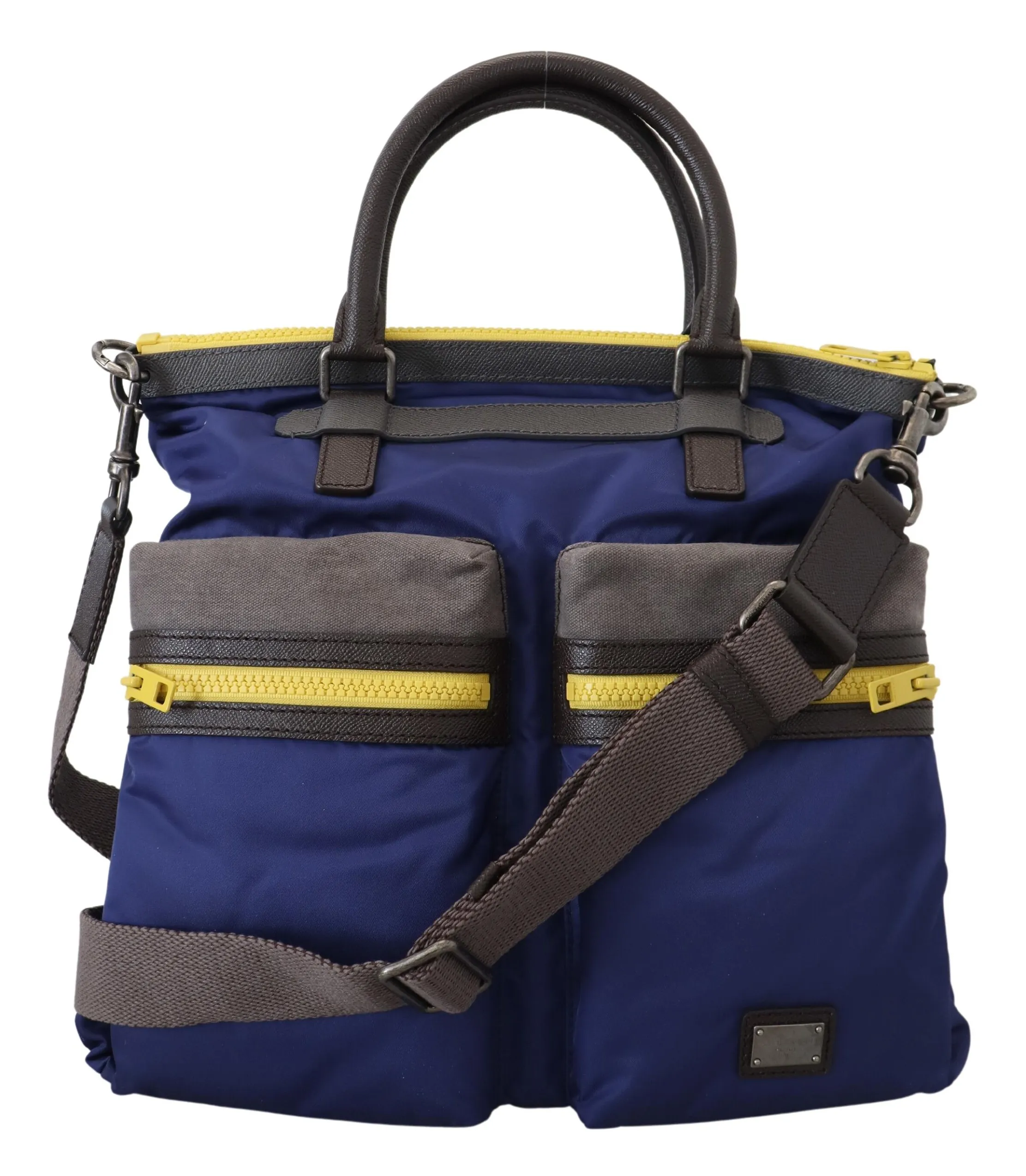 Dolce & Gabbana Men's Chic Multicolor Nylon Tote Bag