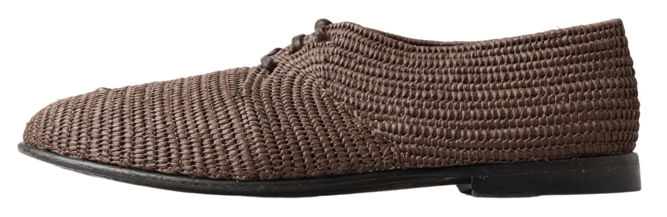 Dolce & Gabbana Men's Exquisite Men's Raffia Derby Shoes