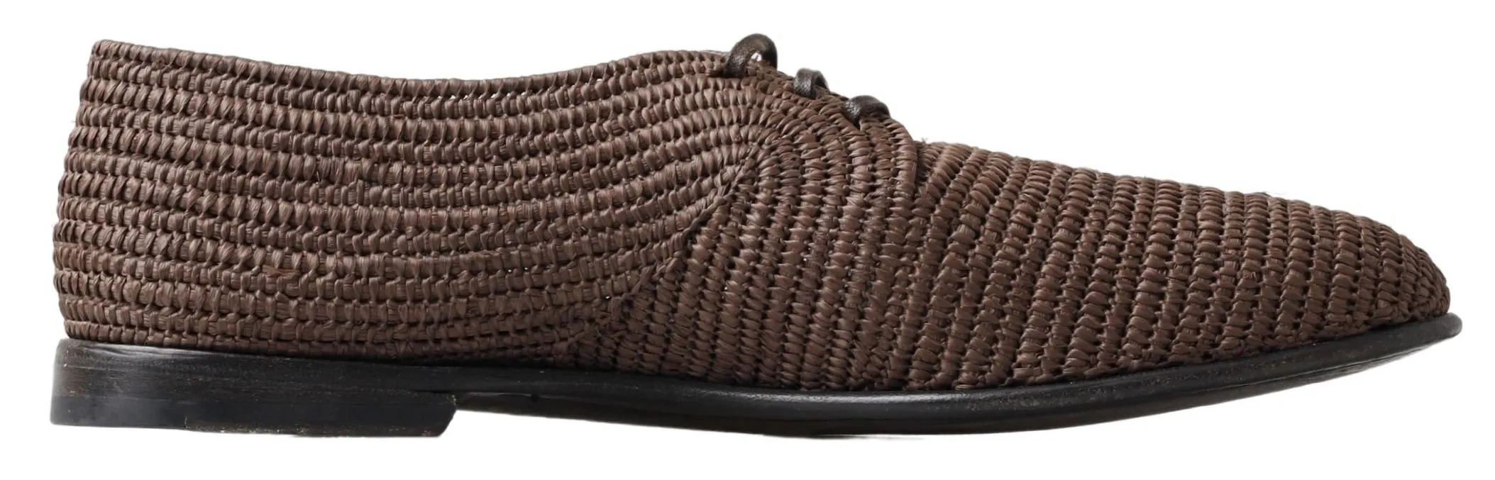 Dolce & Gabbana Men's Exquisite Men's Raffia Derby Shoes
