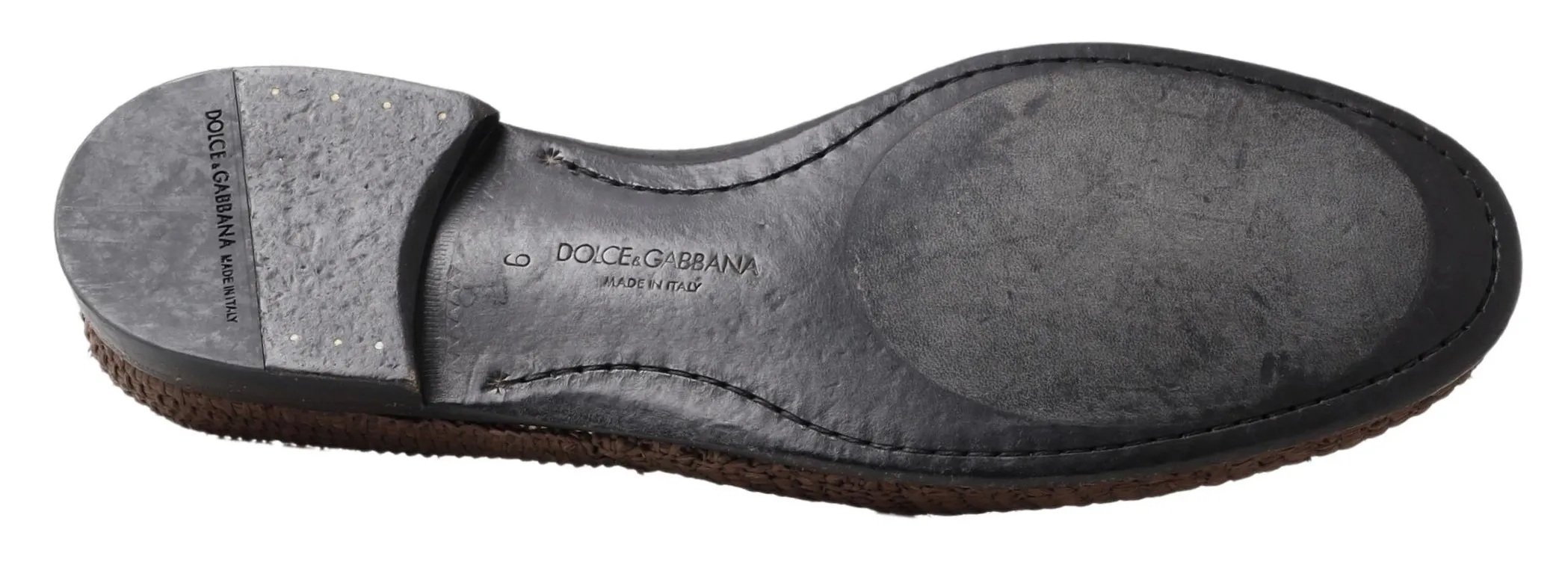 Dolce & Gabbana Men's Exquisite Men's Raffia Derby Shoes