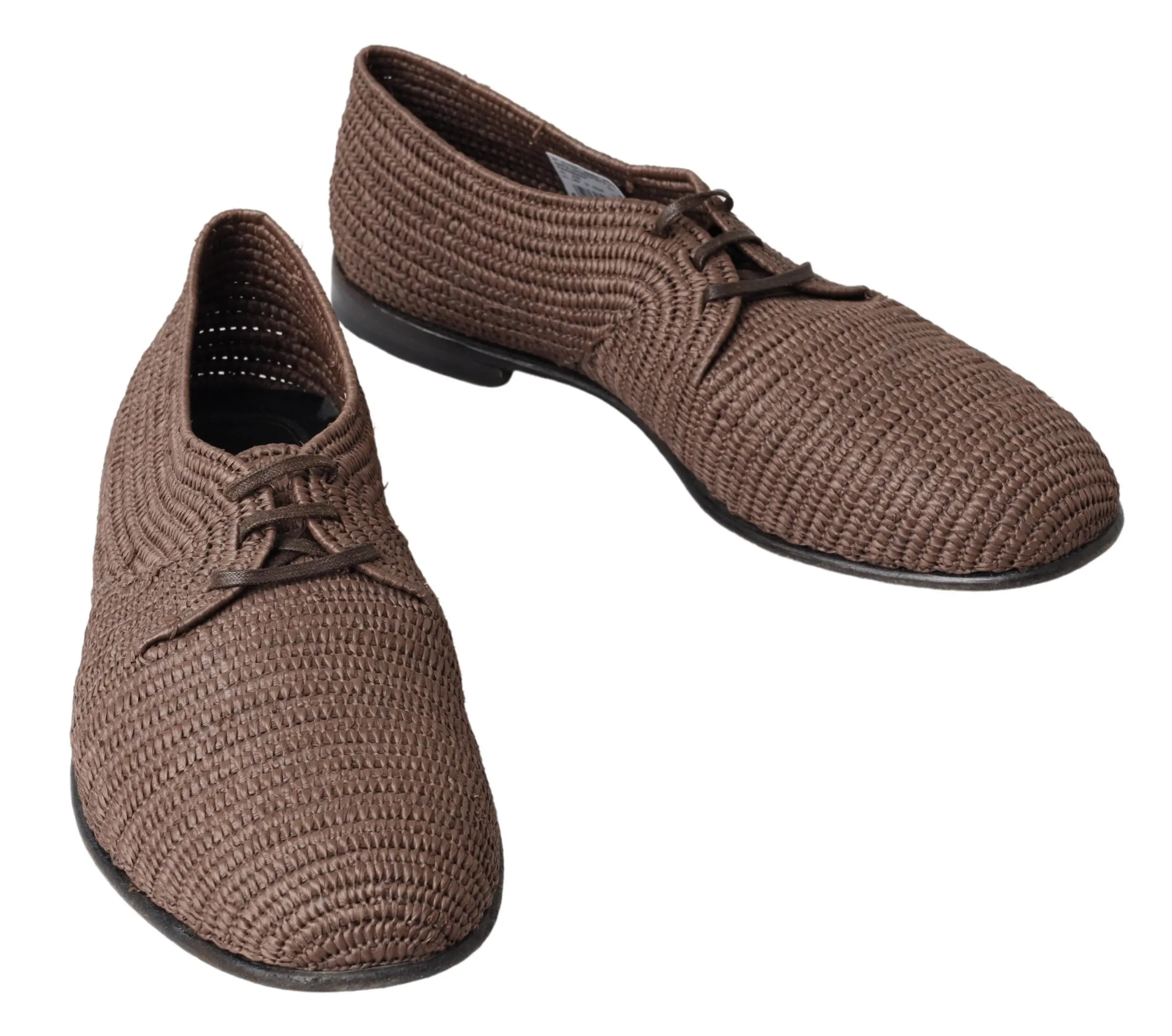 Dolce & Gabbana Men's Exquisite Men's Raffia Derby Shoes