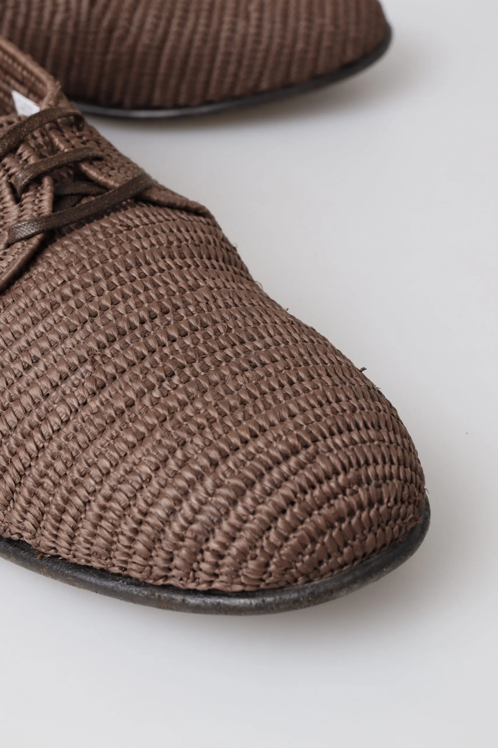 Dolce & Gabbana Men's Exquisite Men's Raffia Derby Shoes