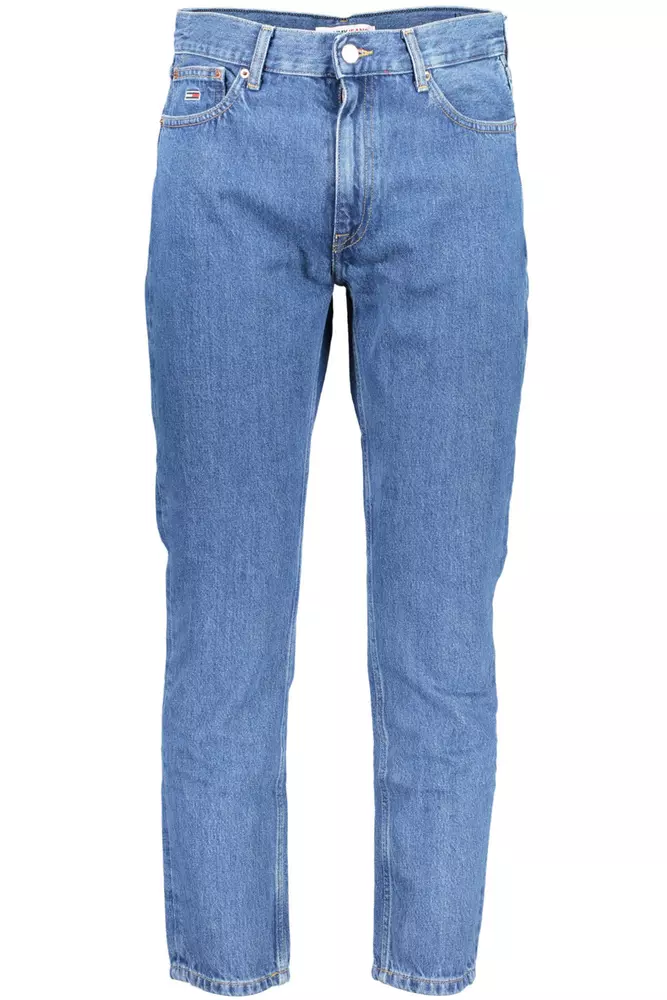 Tommy Hilfiger Blue Cotton Men Jeans