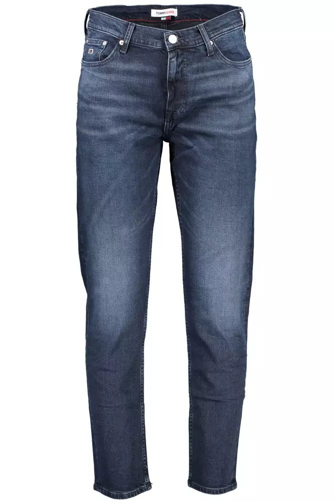 Tommy Hilfiger Blue Cotton Men Jeans