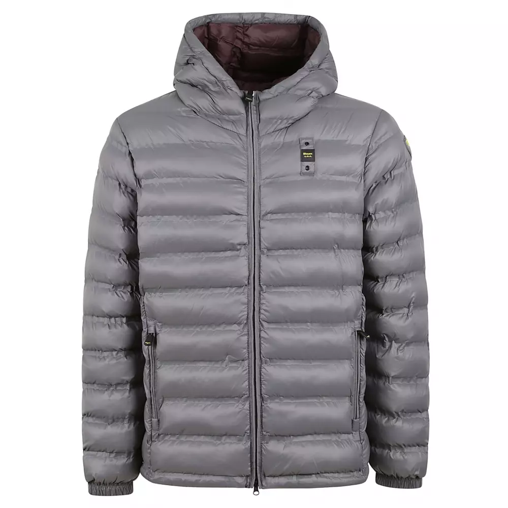 Blauer Men's Eco-Friendly Nylon Down Jacket with Hood