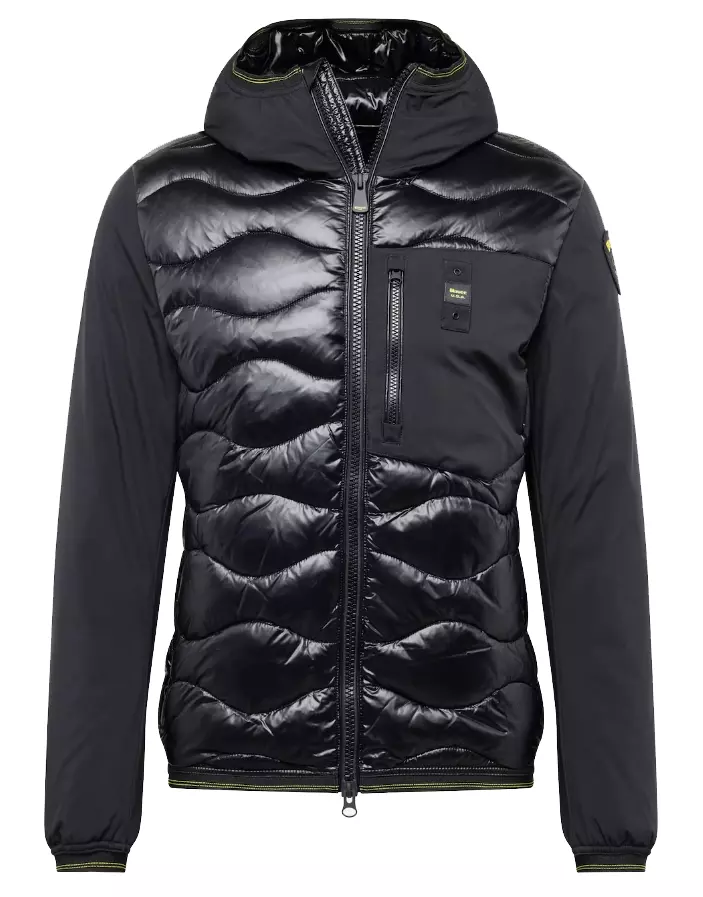 Blauer Men's Glossy Quilted Nylon Down Jacket