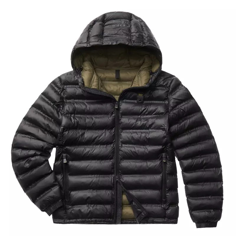 Blauer Men's Eco-Conscious Quilted Nylon Down Jacket