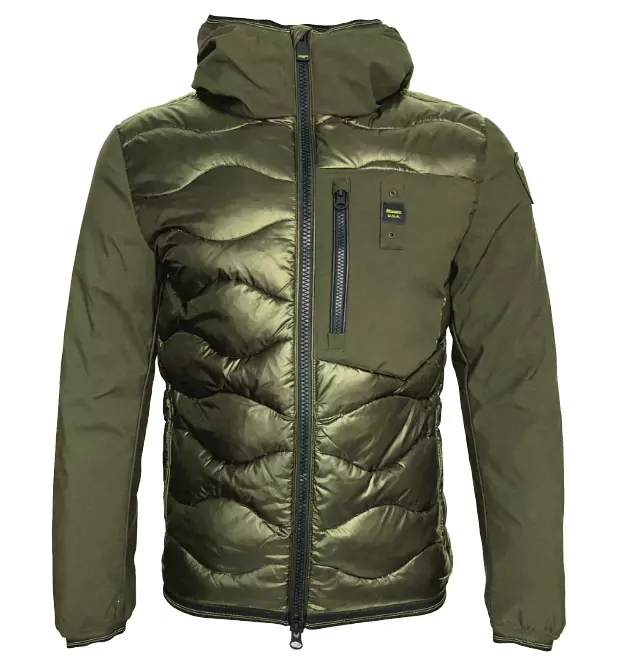 Blauer Men's Emerald Quilted Nylon Down Jacket