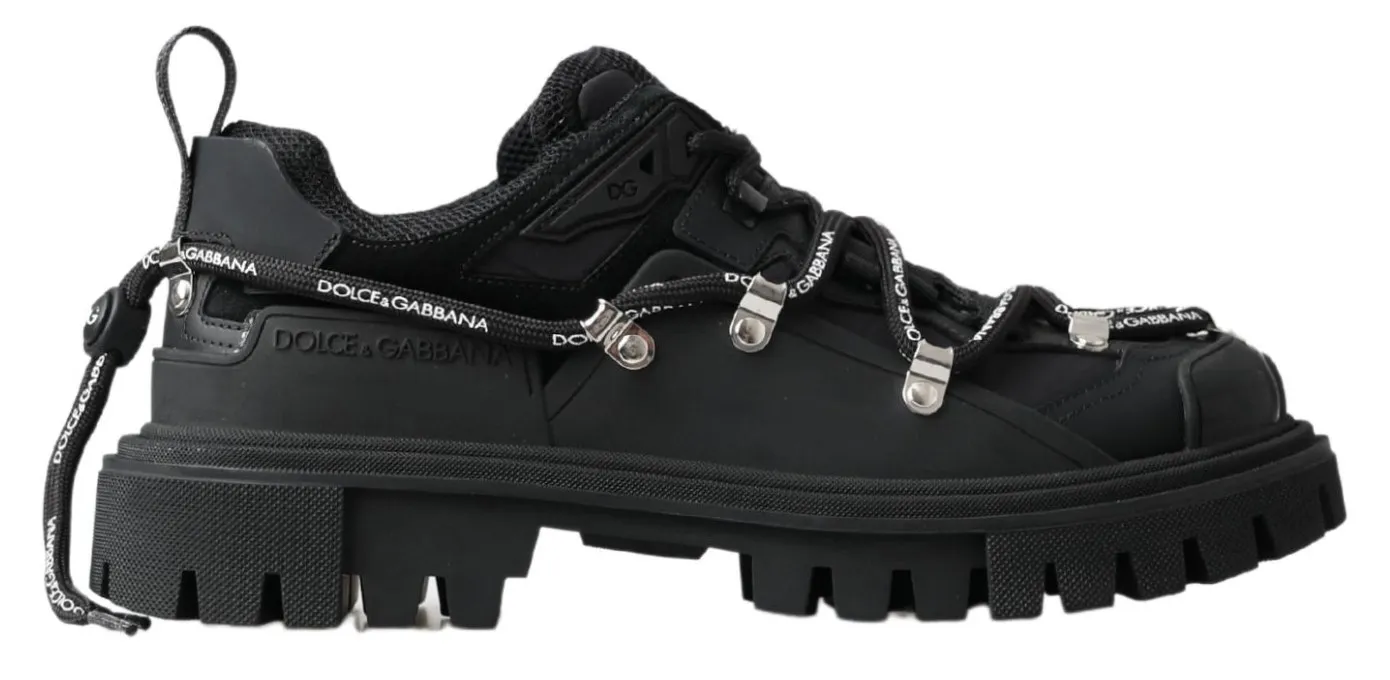 Dolce & Gabbana Men's Trekking-Inspired Luxe Sneaker Boots