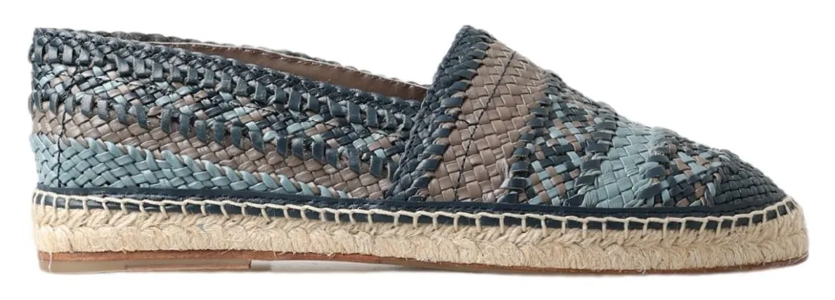 Dolce & Gabbana Men's Sumptuous Woven Leather Espadrilles