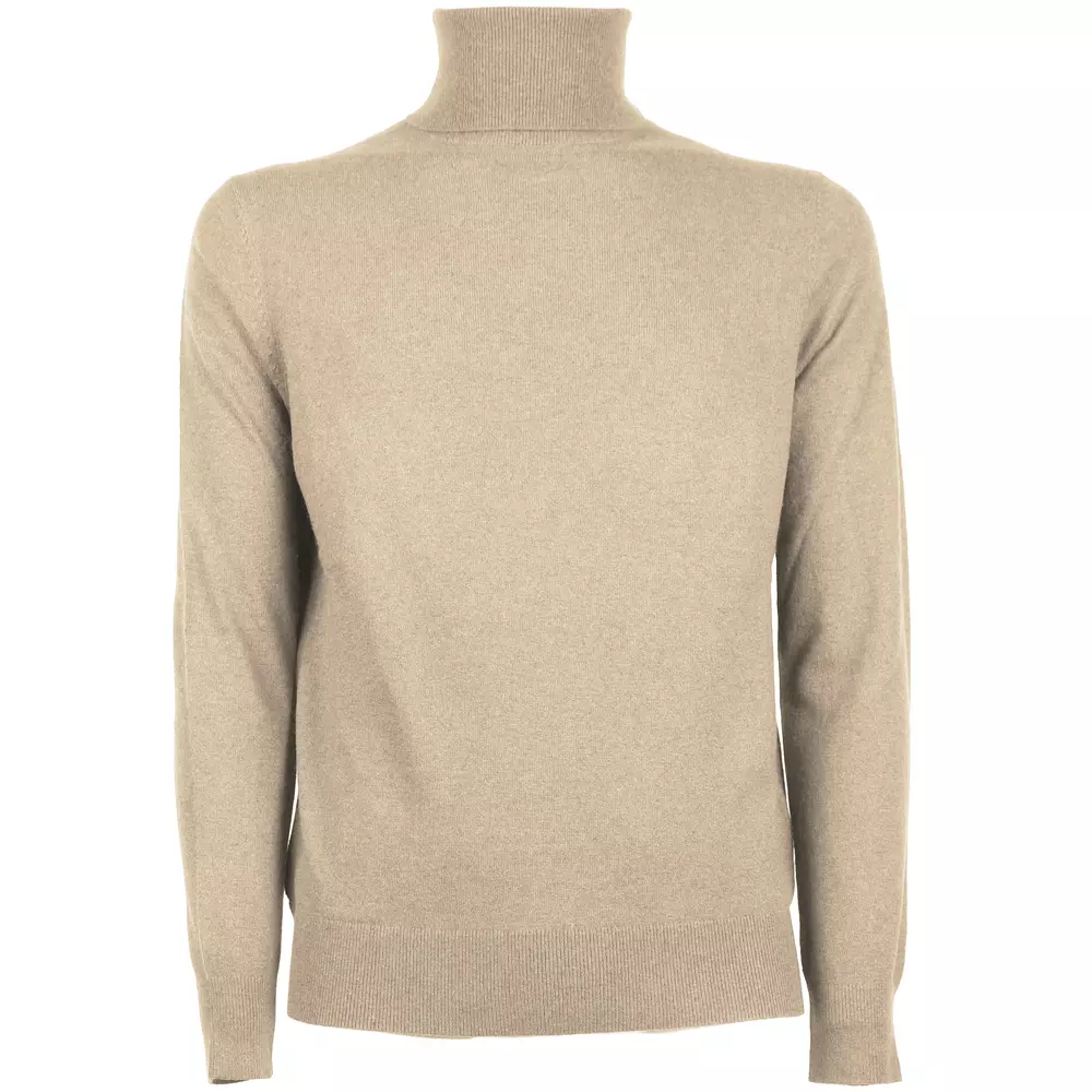Emilio Romanelli Men's Italian Wool-Cashmere Blend Turtleneck Sweater