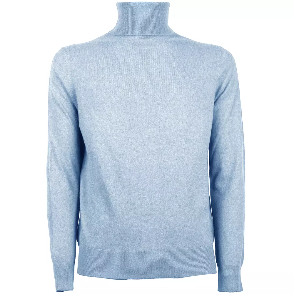 Emilio Romanelli Men's Italian Wool-Cashmere Blend Turtleneck Sweater