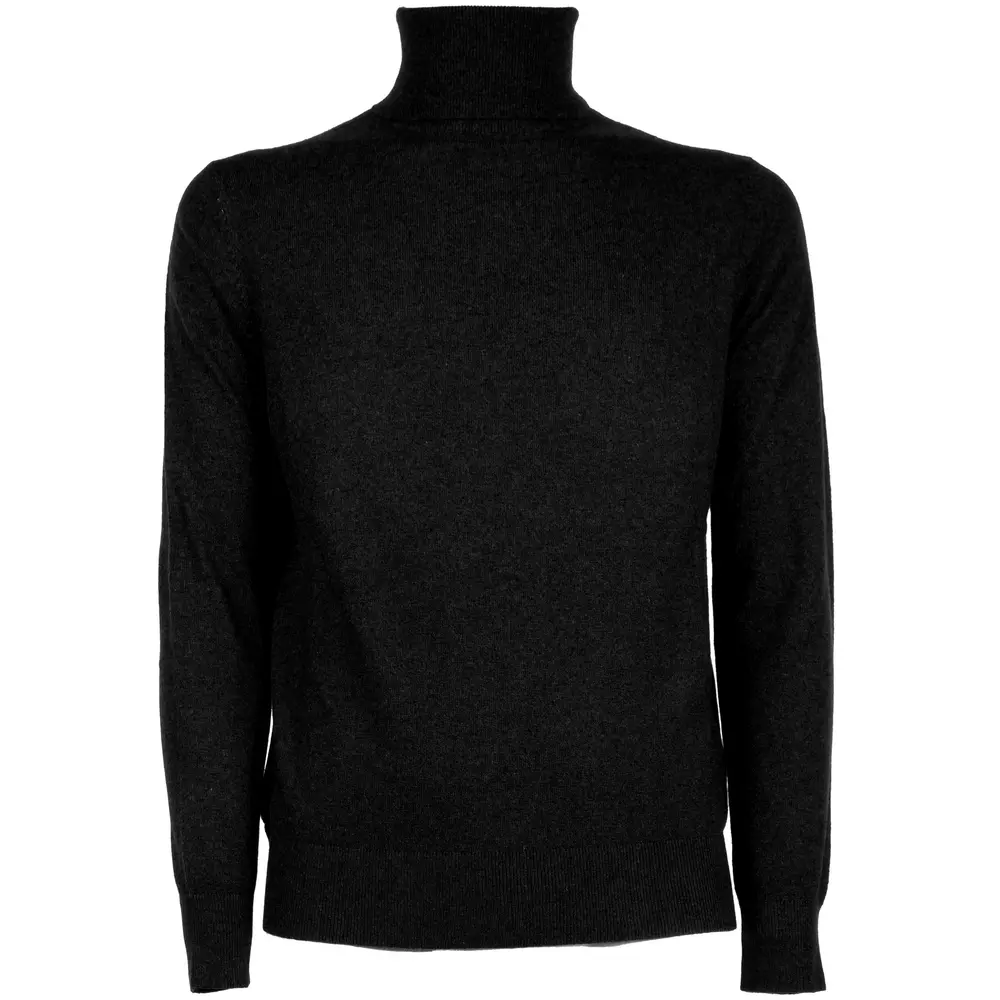 Emilio Romanelli Men's Italian Wool-Cashmere Blend Turtleneck Sweater