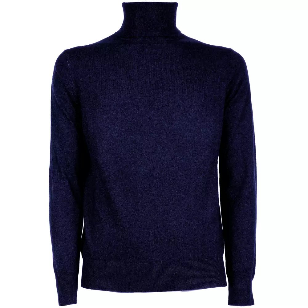 Emilio Romanelli Men's Italian Wool-Cashmere Blend Turtleneck Sweater