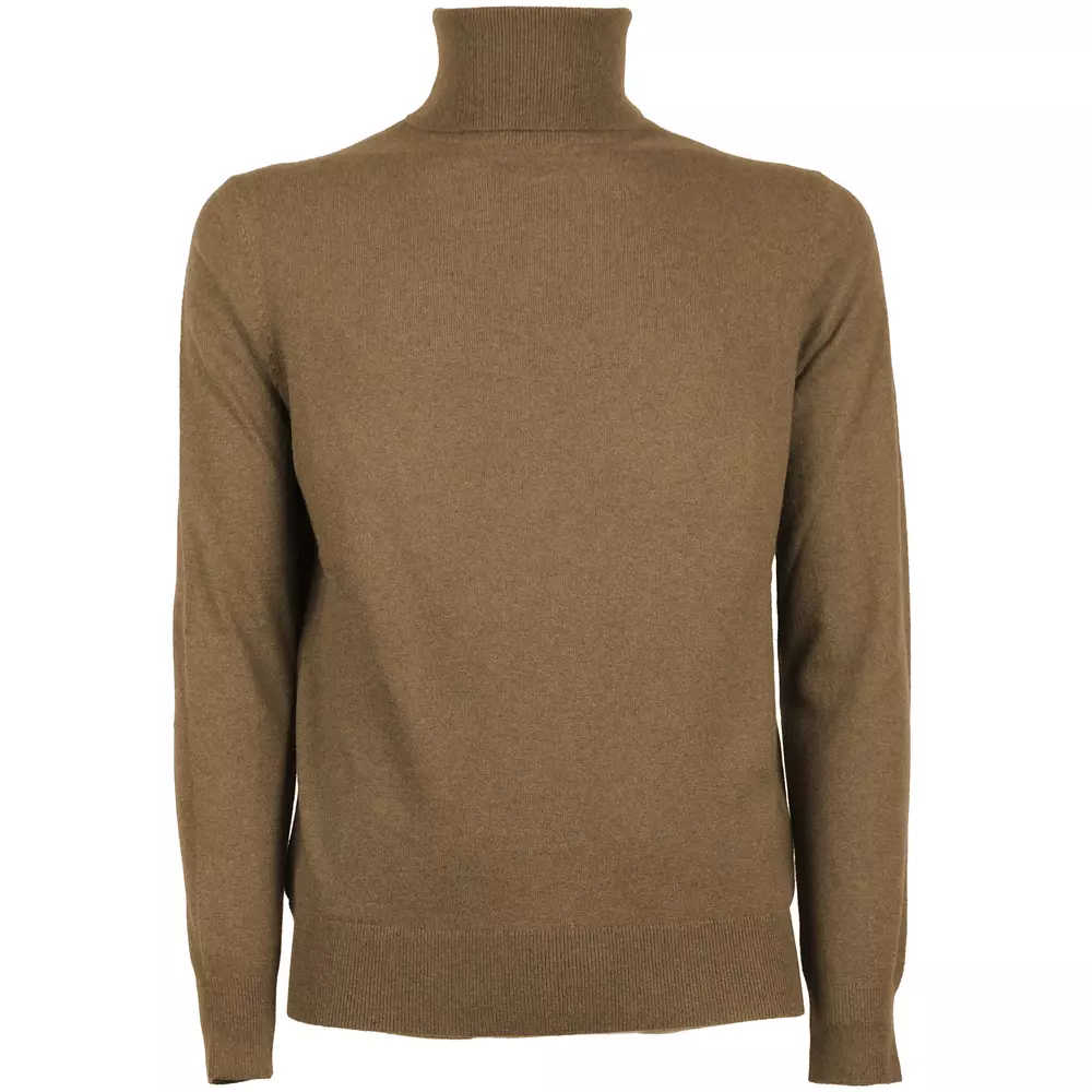 Emilio Romanelli Men's Italian Wool-Cashmere Blend Turtleneck Sweater