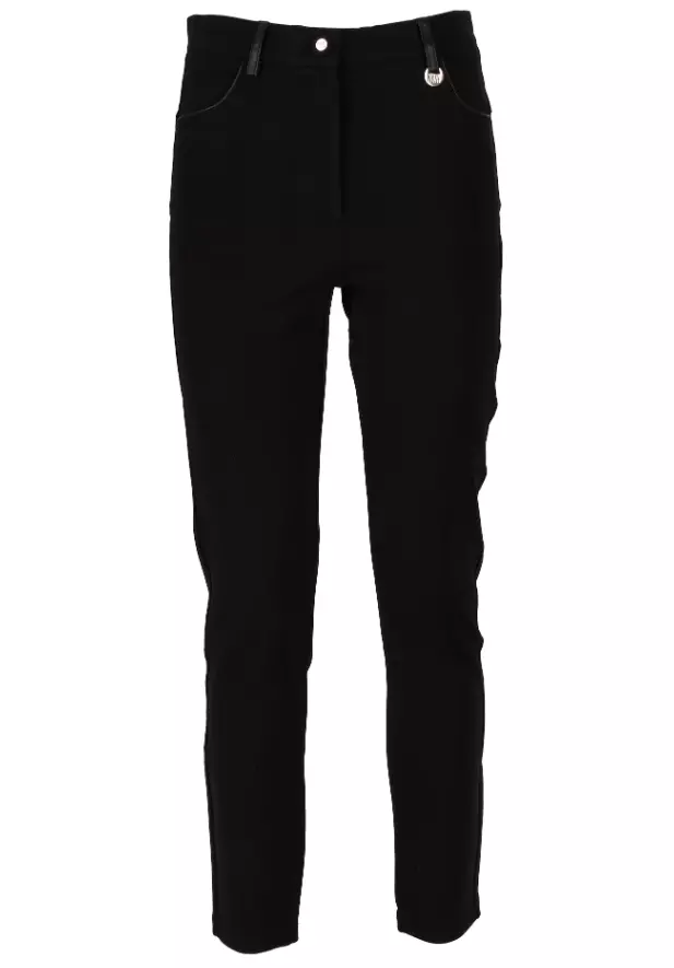 Yes Zee Women's Chic Slim Fit Milano Stitch Trousers