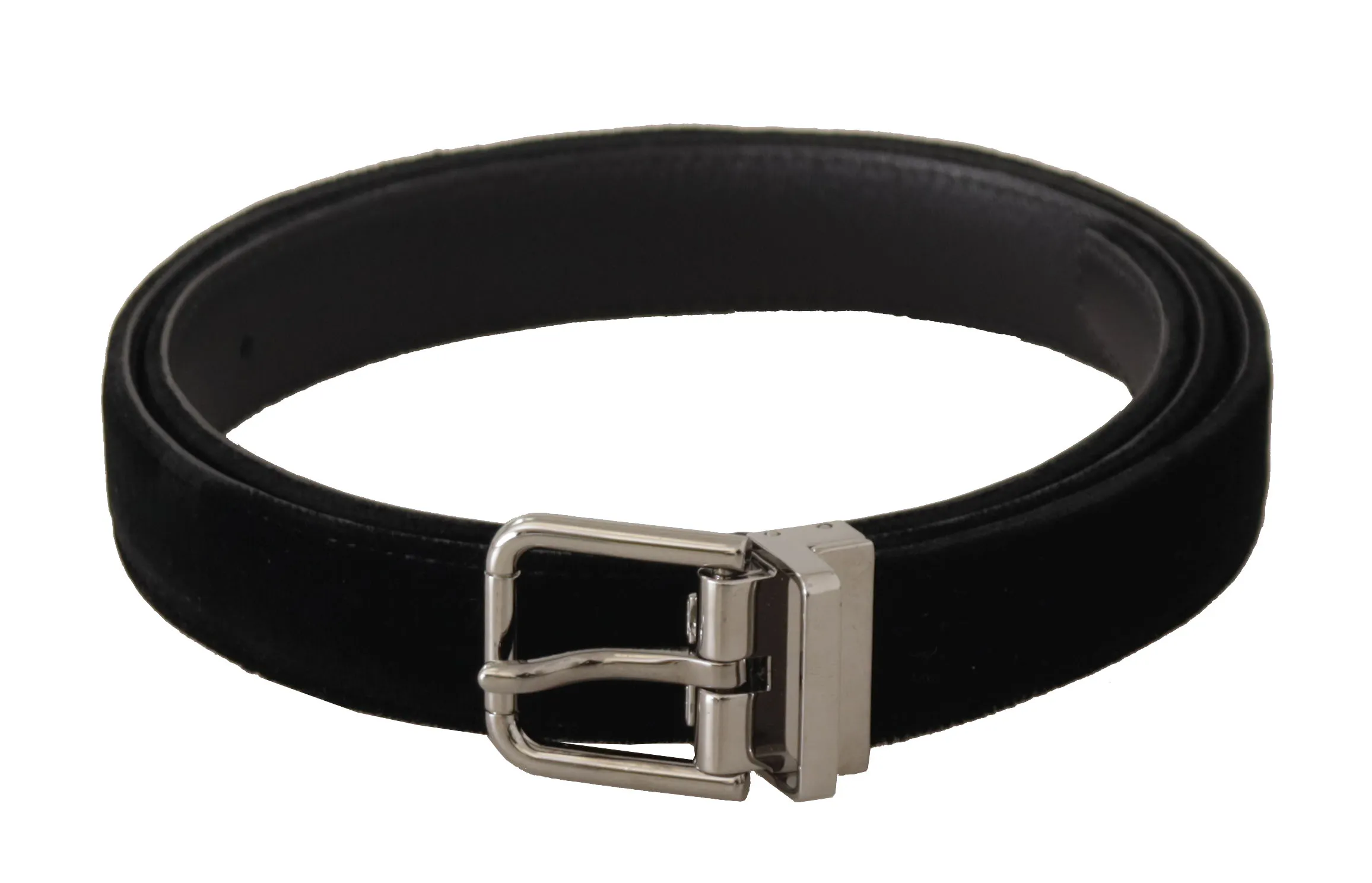 Dolce & Gabbana Men's Elegant Velvet Designer Belt