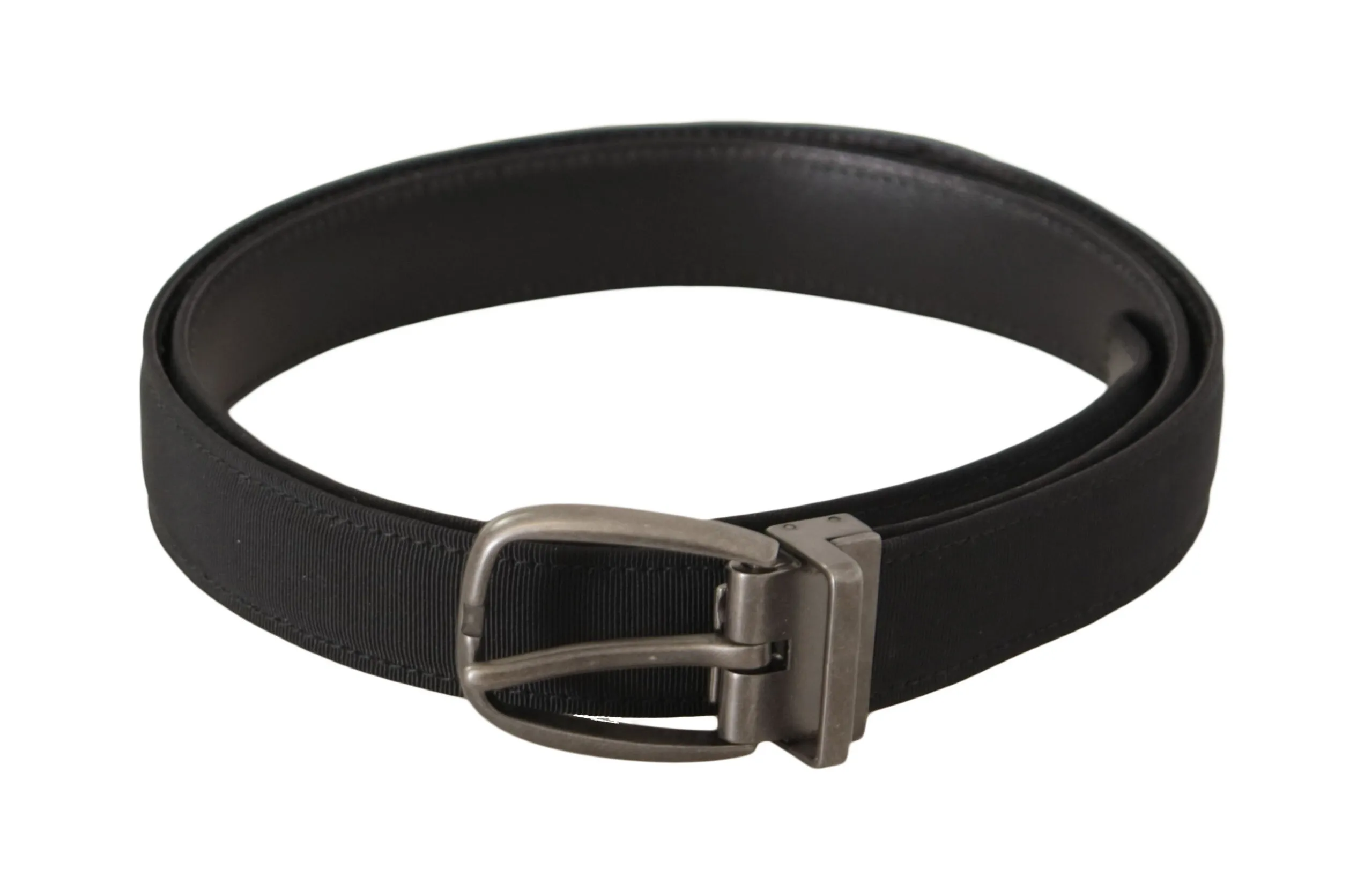 Dolce & Gabbana Men's Elegant Black Leather Gents Belt