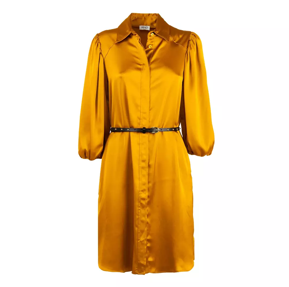 Liu Jo Women's Radiant Yellow Summer Dress with Belt