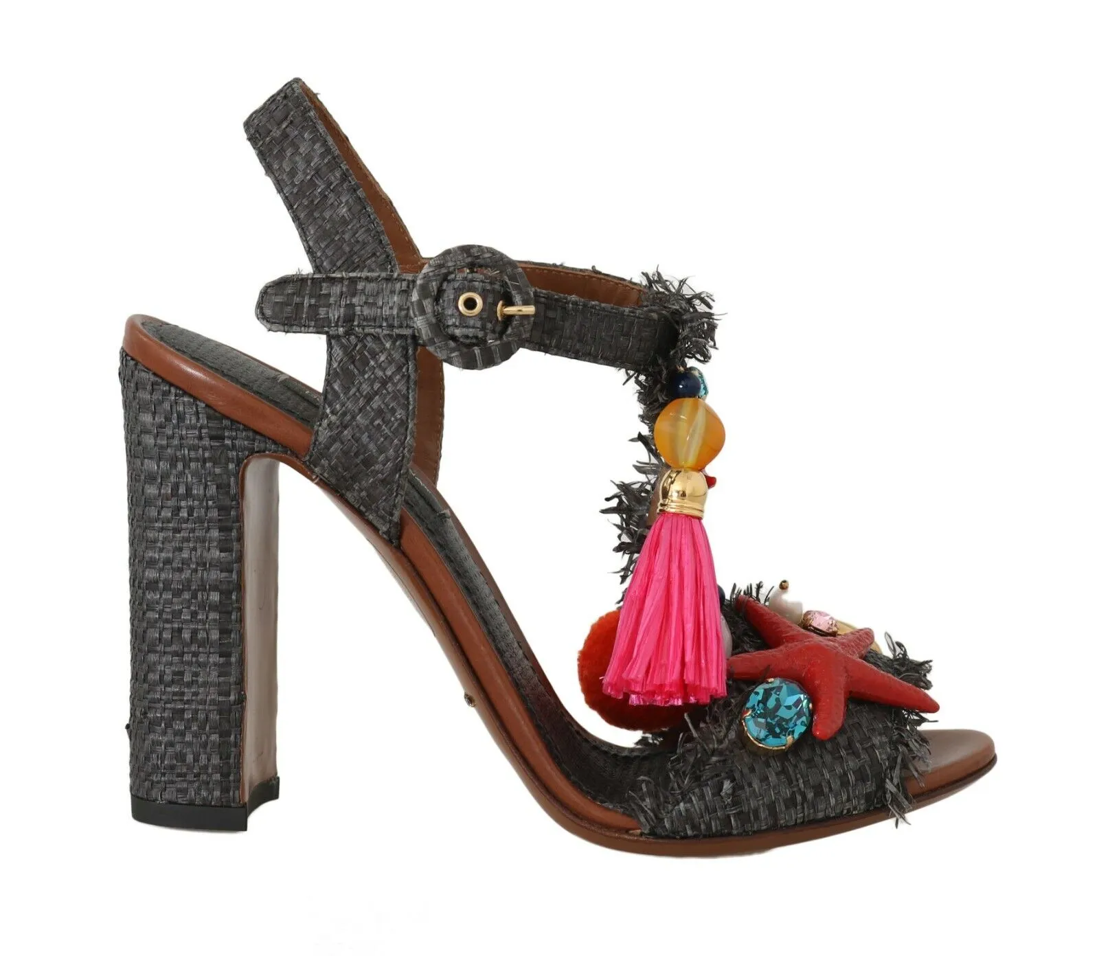 Dolce & Gabbana Women's Elegant Marina T-Strap Heels Sandals