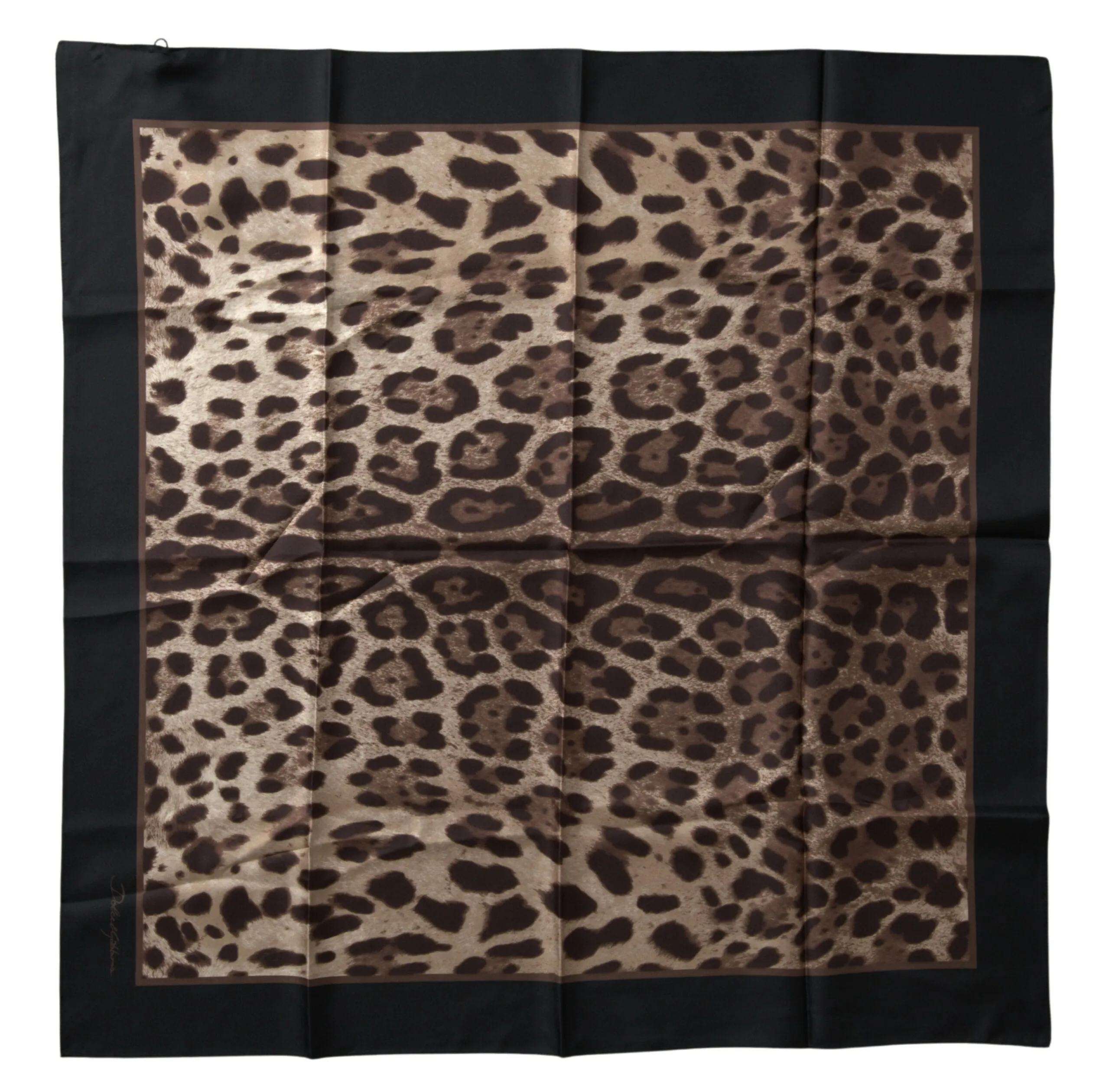 Dolce & Gabbana Men's Elegant Silk Square Wrap Scarf