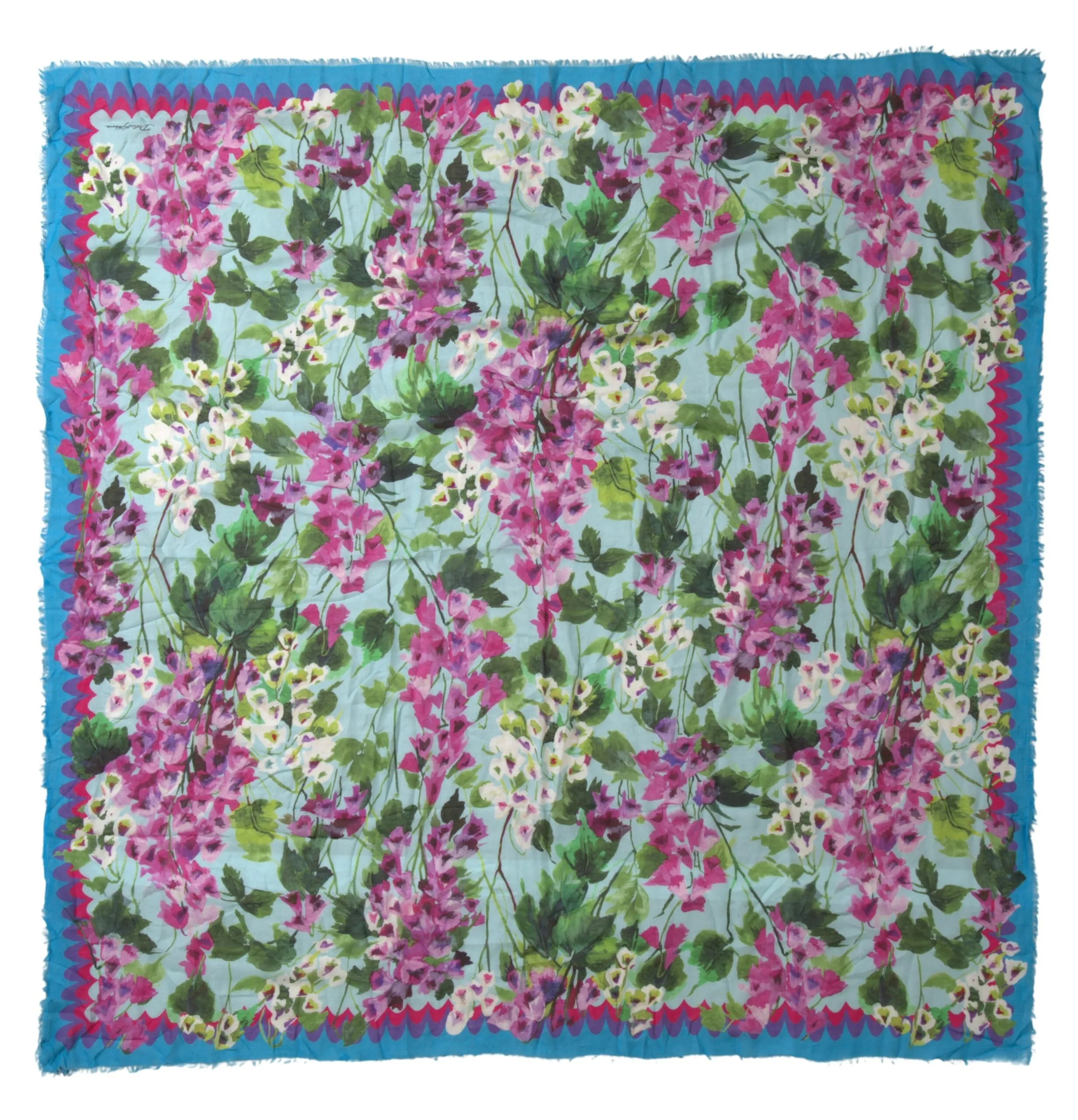 Dolce & Gabbana Women's Elegant Multicolor Cashmere Blend Scarf