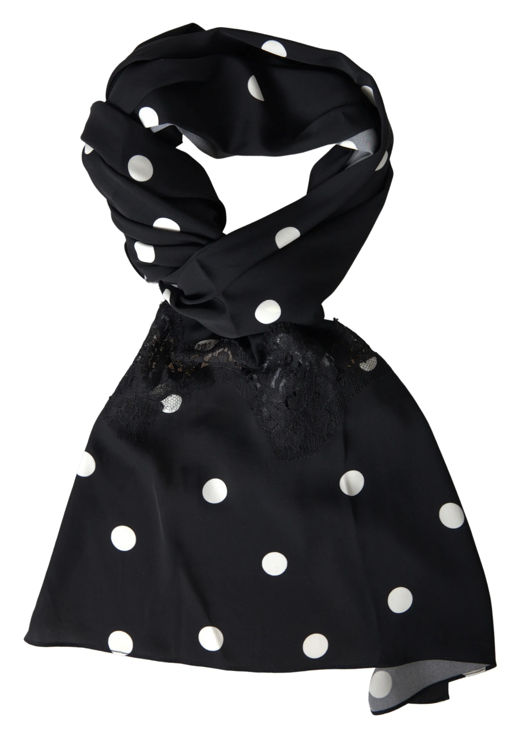 Dolce & Gabbana Women's Elegant Silk-Blend Monochrome Scarf