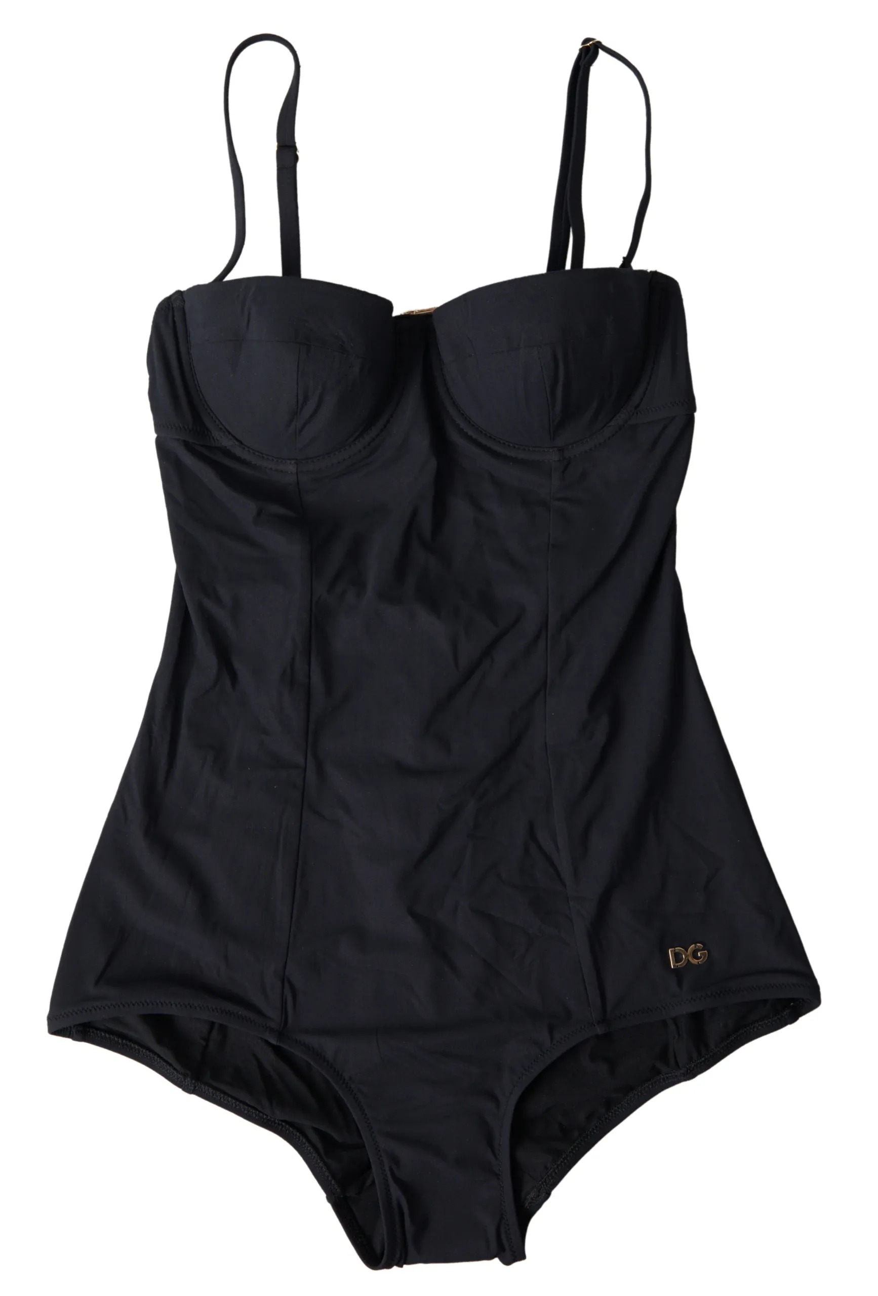Dolce & Gabbana Women's Chic Black One-Piece Designer Swimsuit