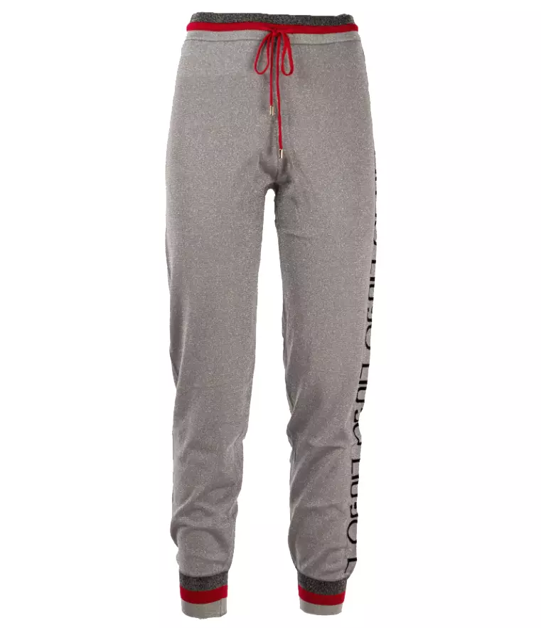 Liu Jo Women's Glam Stretch Viscose Sports Trousers with Lurex