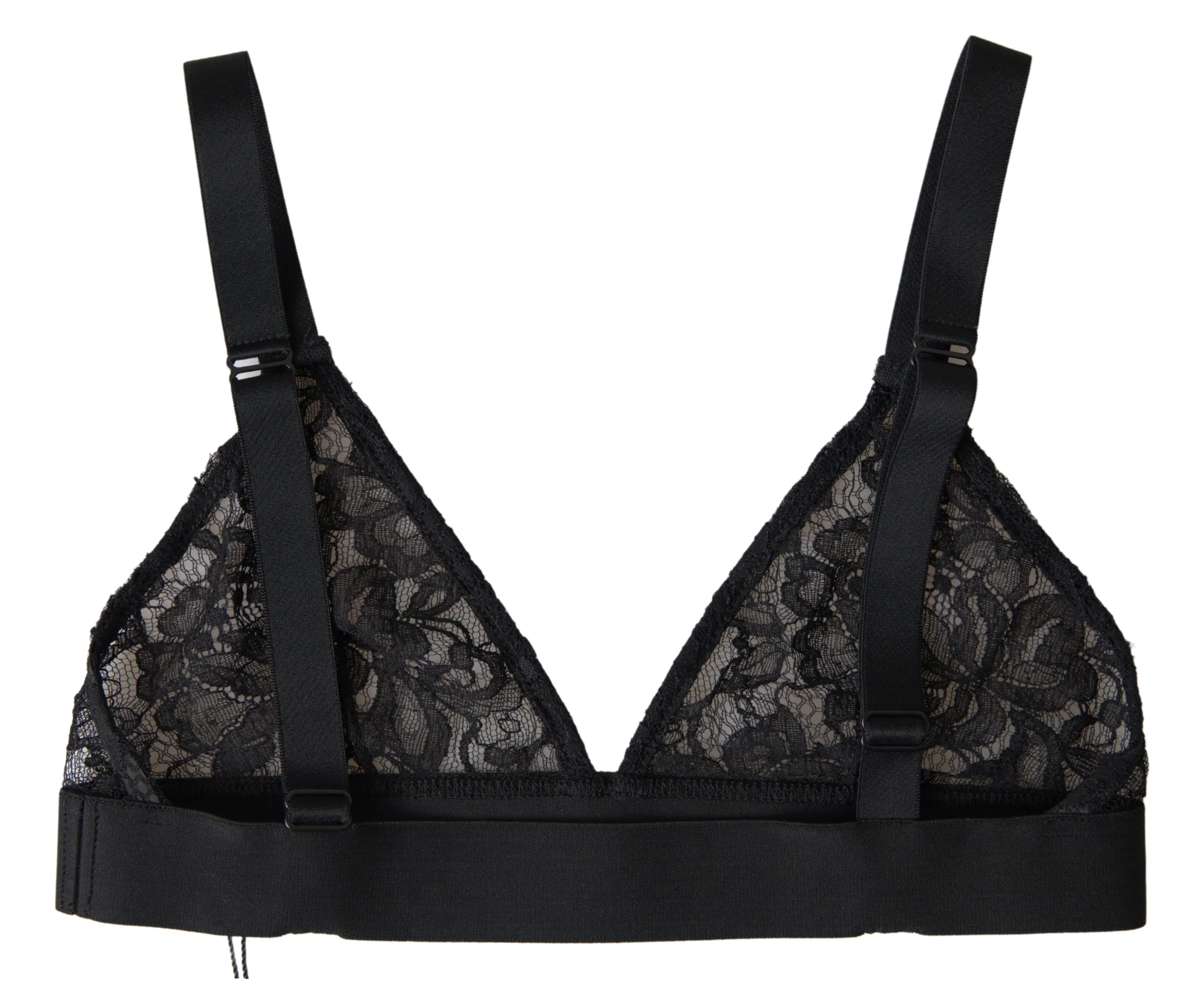 Dolce & Gabbana Women's Elegant Floral Lace Stretch Balconcino Bra