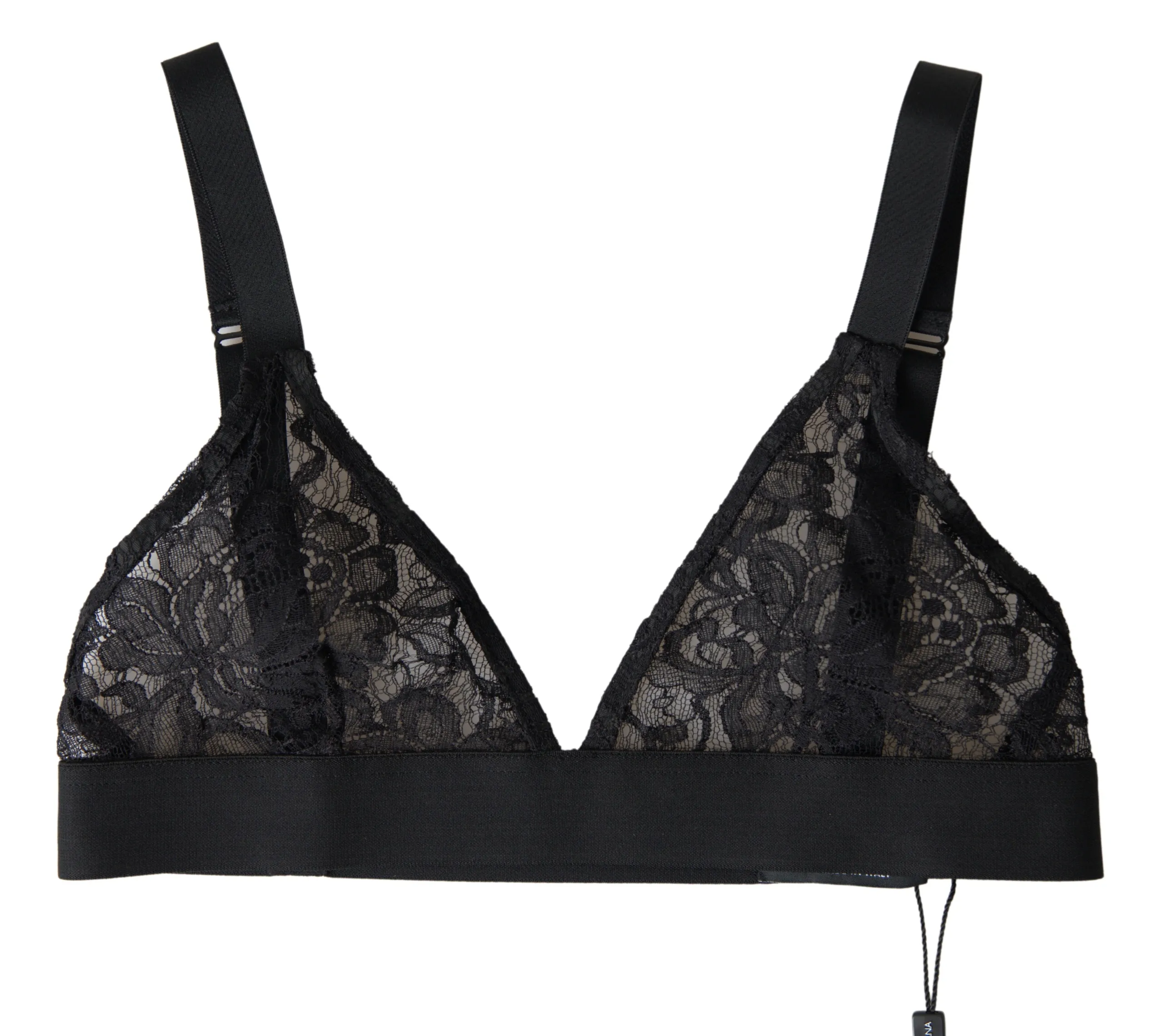 Dolce & Gabbana Women's Elegant Floral Lace Stretch Balconcino Bra