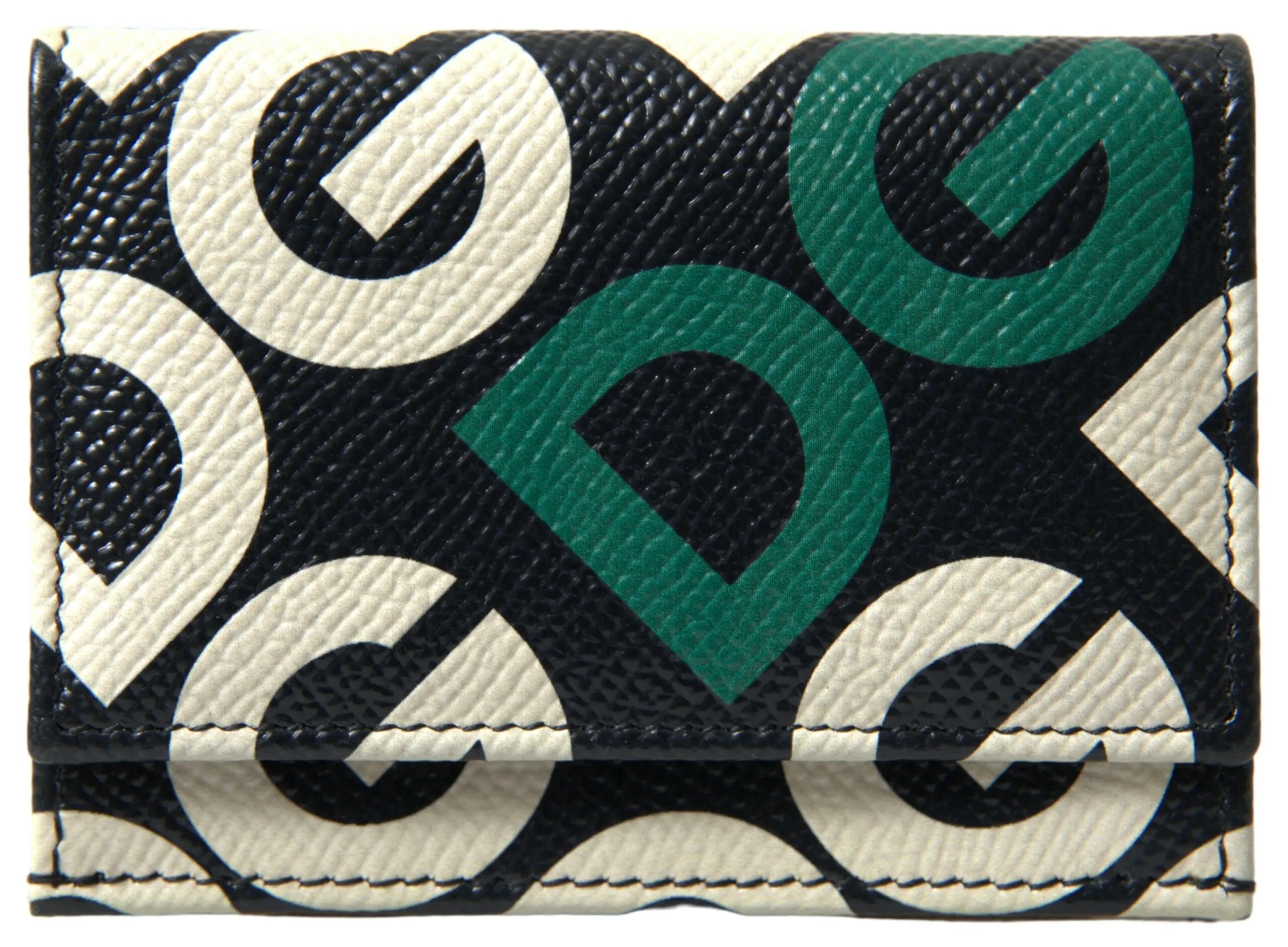 Dolce & Gabbana Women's Chic Monochrome DG Mania Leather Wallet