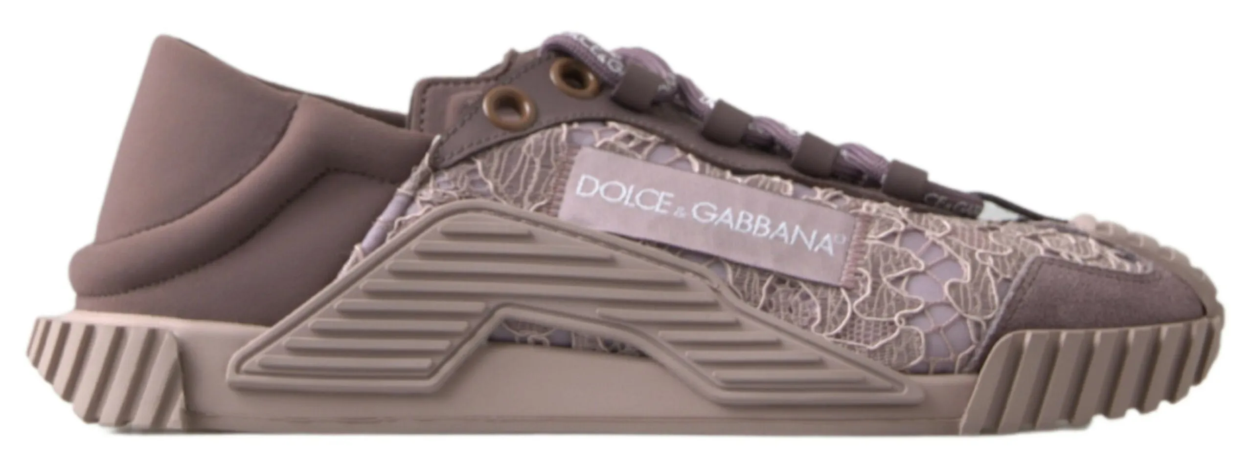 Dolce & Gabbana Women's Chic Pink NS1 Low Top Sneakers
