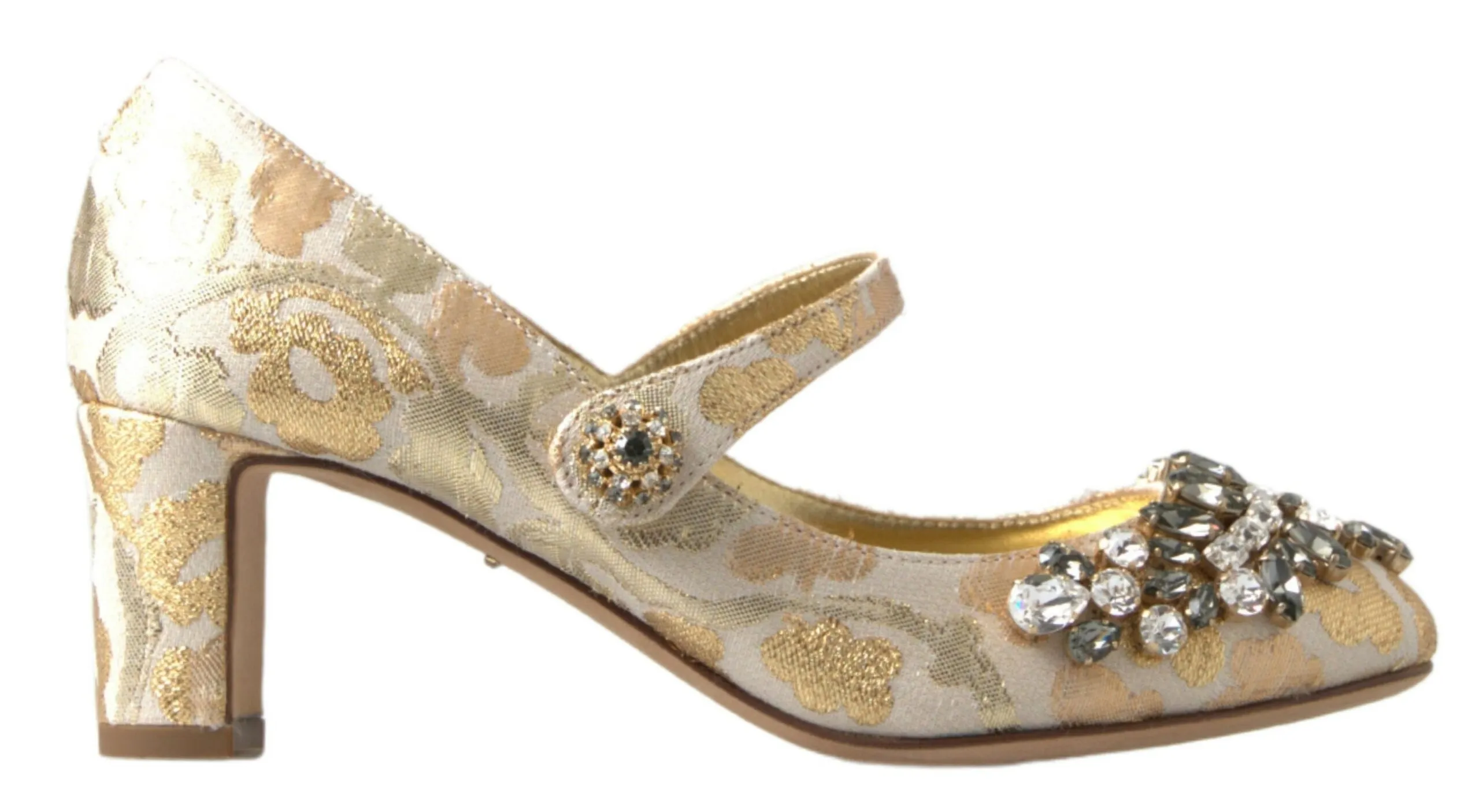 Dolce & Gabbana Women's Golden Elegance Crystal-Embellished Sandals