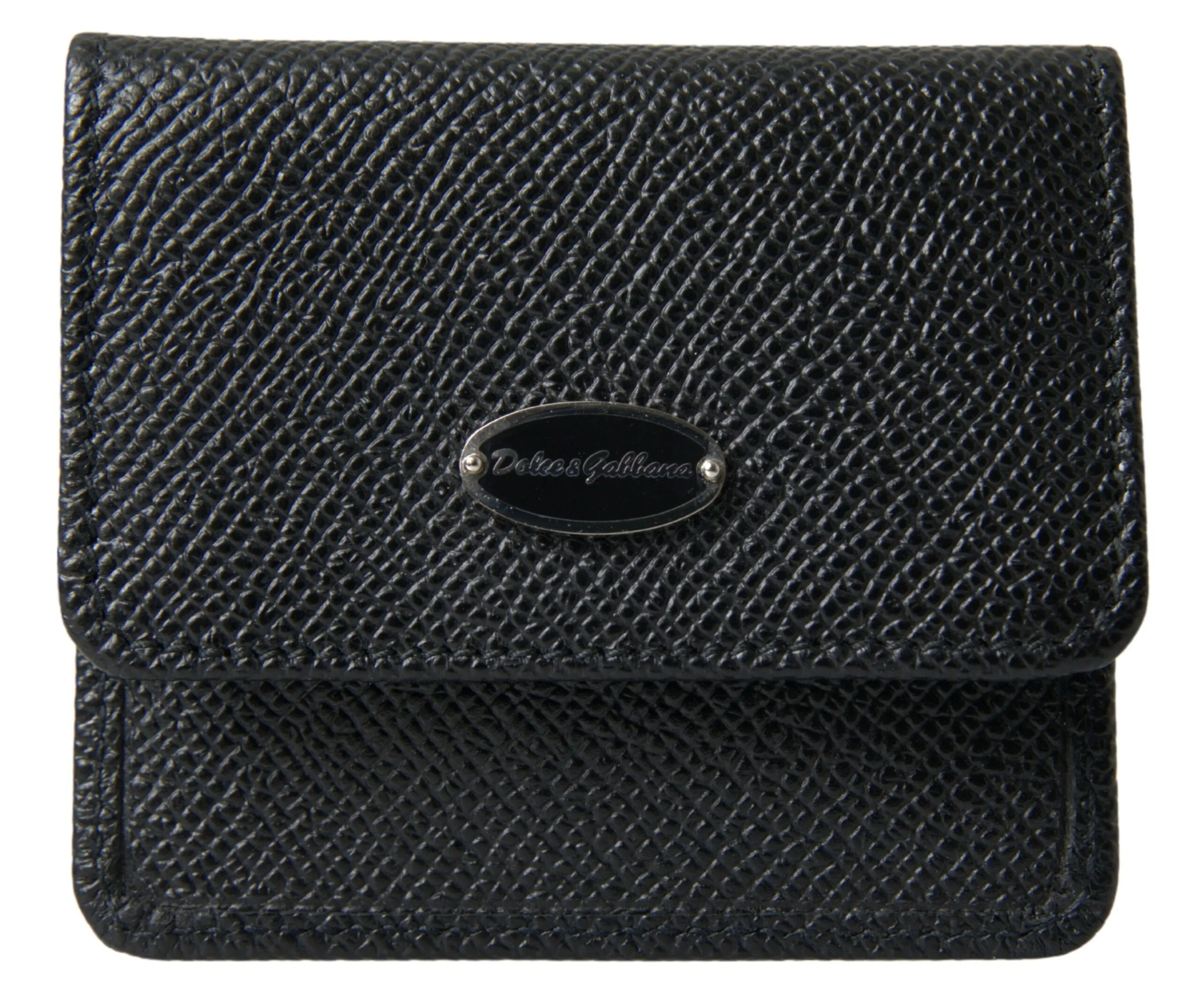Dolce & Gabbana Women's Elegant Leather Bifold Coin Purse Wallet
